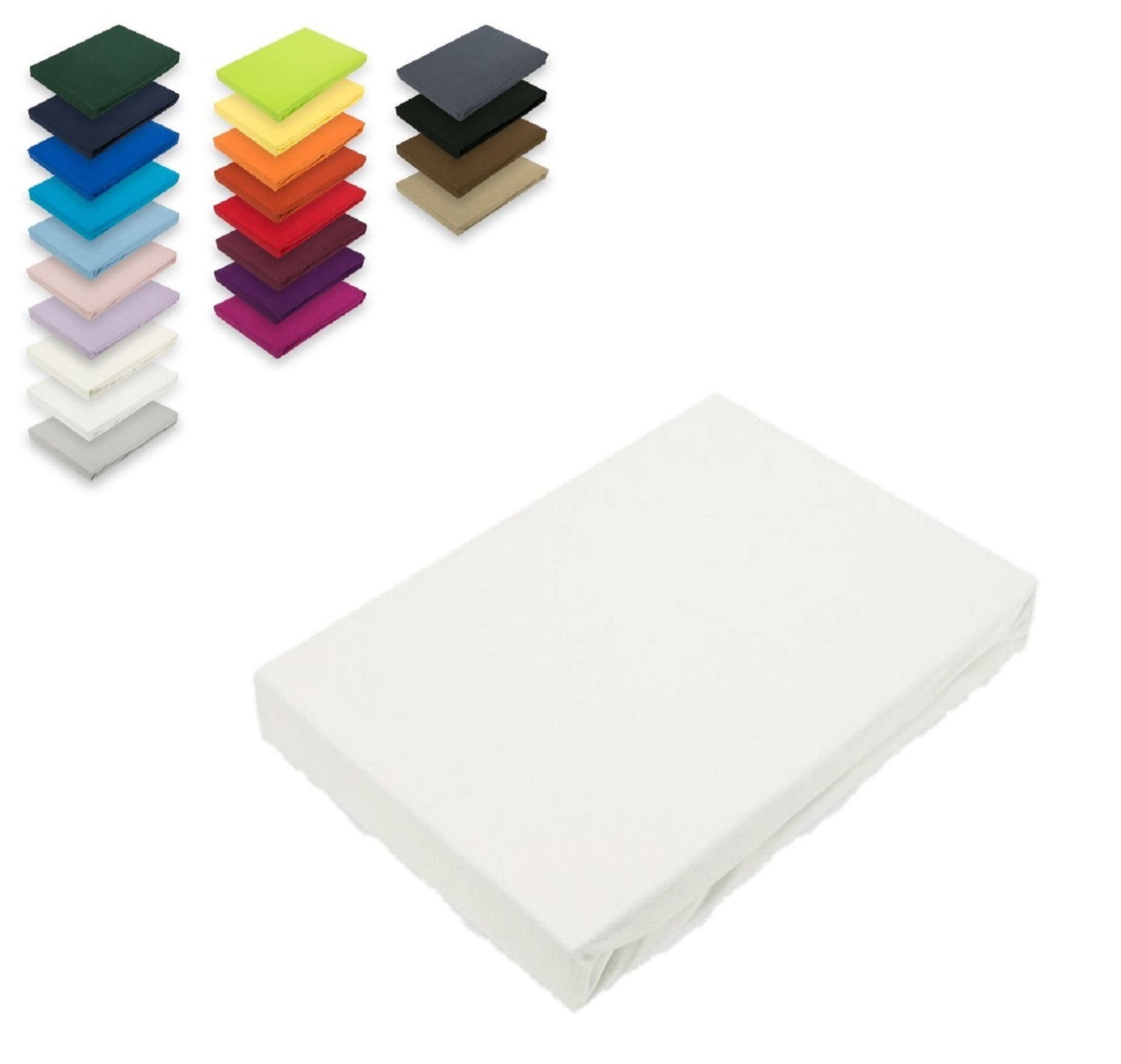 EXKLUSIV HEIMTEXTIL Spannbettlaken Microfaser Spannbettlaken Rundumgummizug günstig online kaufen