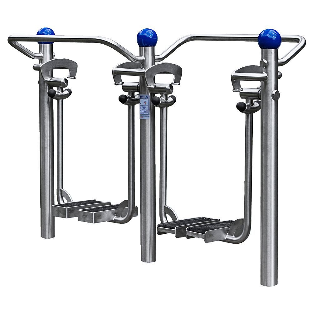 Kraftstation Outdoor-Fitnessgerät Beintrainer, doppelt