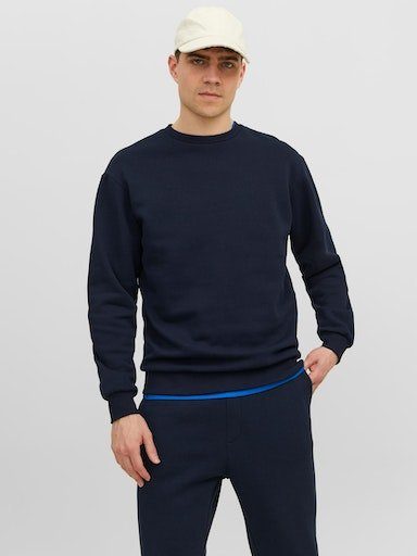 Jack & Jones Sweatshirt JJEBRADLEY mit Rippbündchen für Alltag und Freizeit günstig online kaufen
