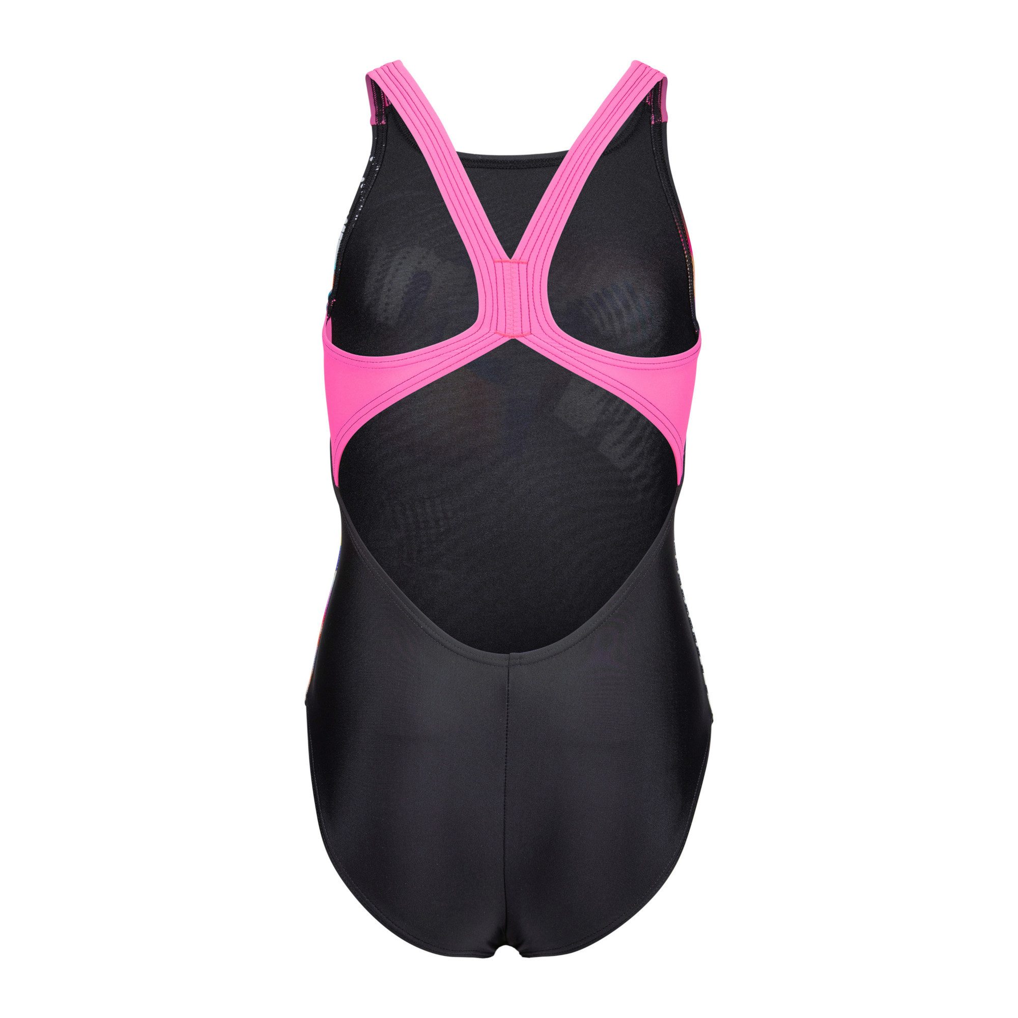 Arena Badeanzug Arena Mädchen Badeanzug Lit Logo Swimsuit V Back 010690 – Bild 5 von 5