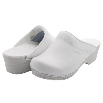 Sanita Original-Sonja Pu Open Clog White Sandale