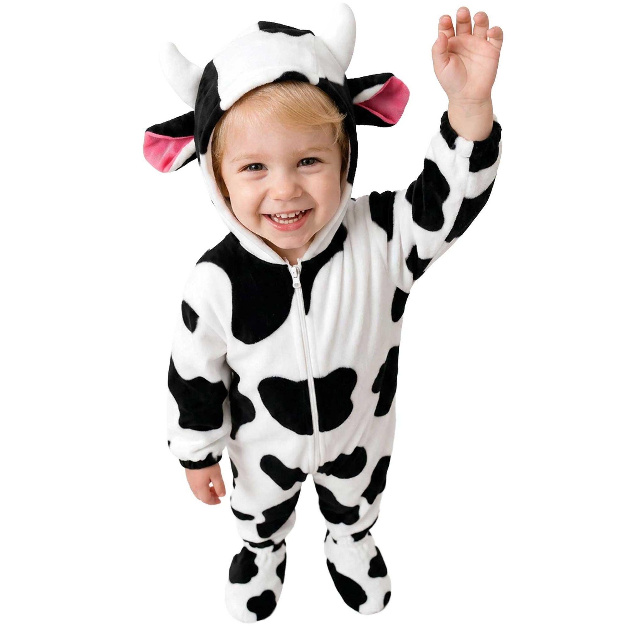 Ikumaal Kostüm Kuh Kostüm-e, F79, Klein-Kinder, Fasching Karneval Fasnacht - Größe: