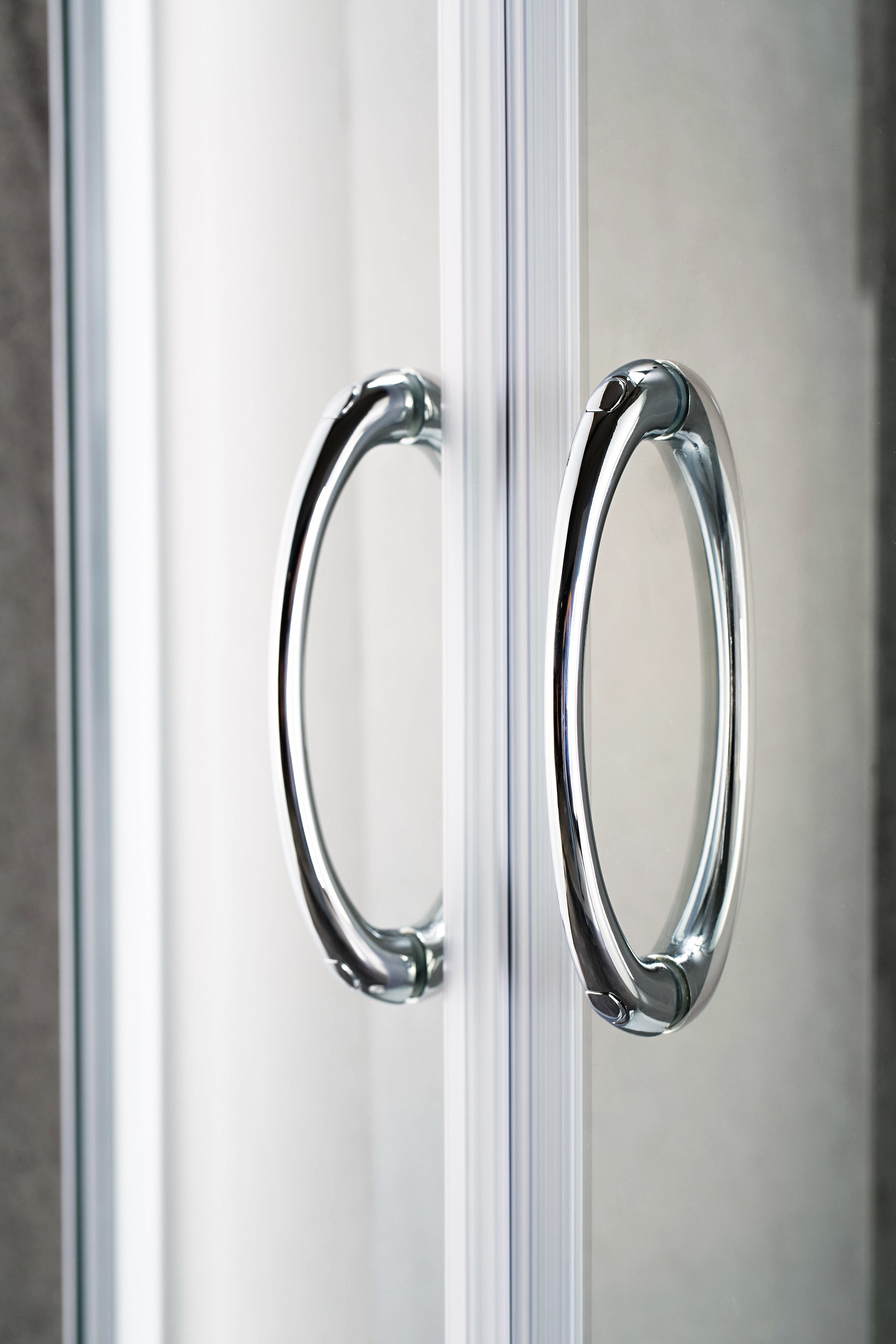 welltime Summer SET round shower, WxL: 90x90 cm, single-pane safety glass, value set, including matching shower tray, with smooth-running sliding doors, including matching shower tray