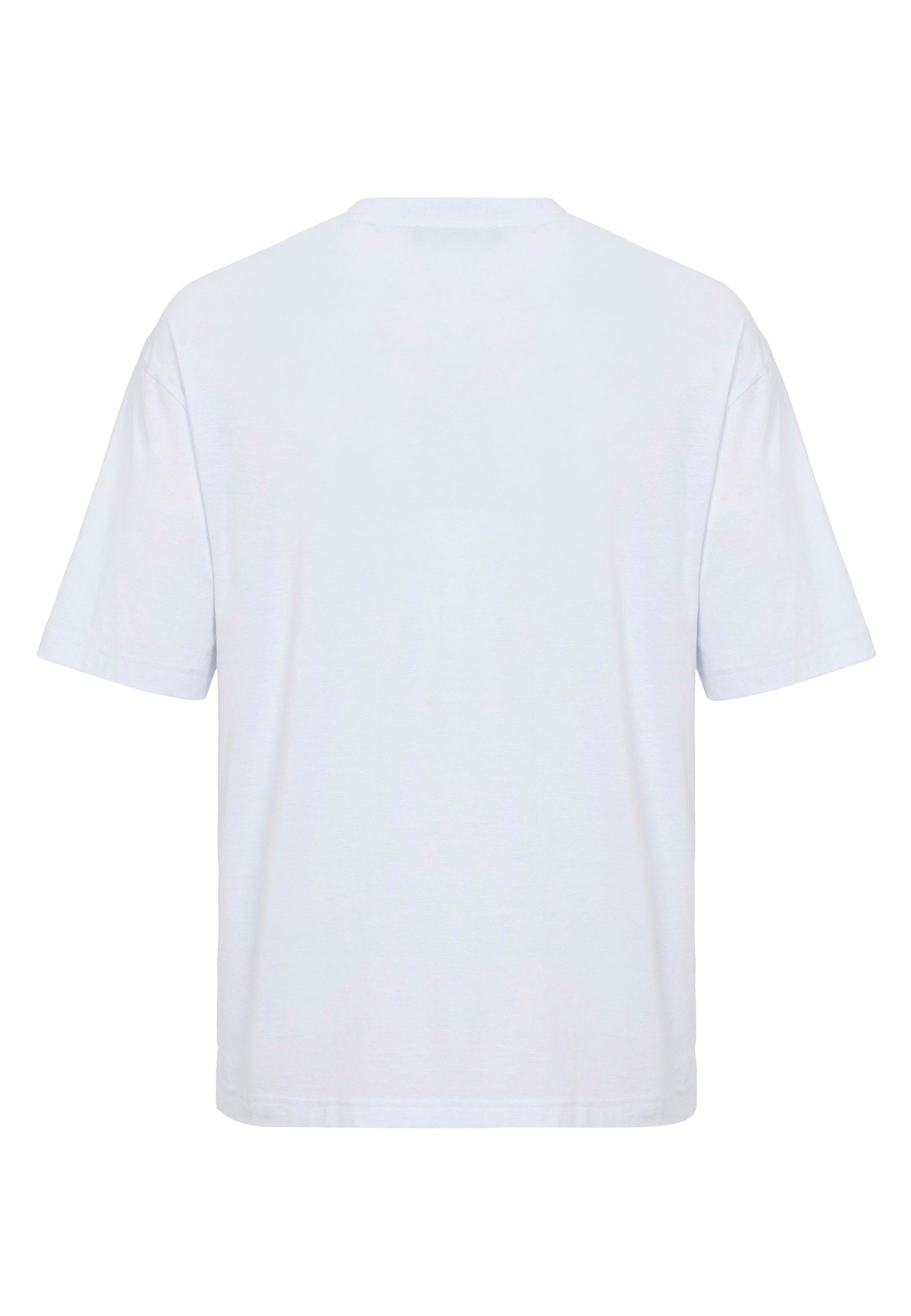 RedBridge T-Shirt Pasadena mit NASA-Aufdruck weiß modischem