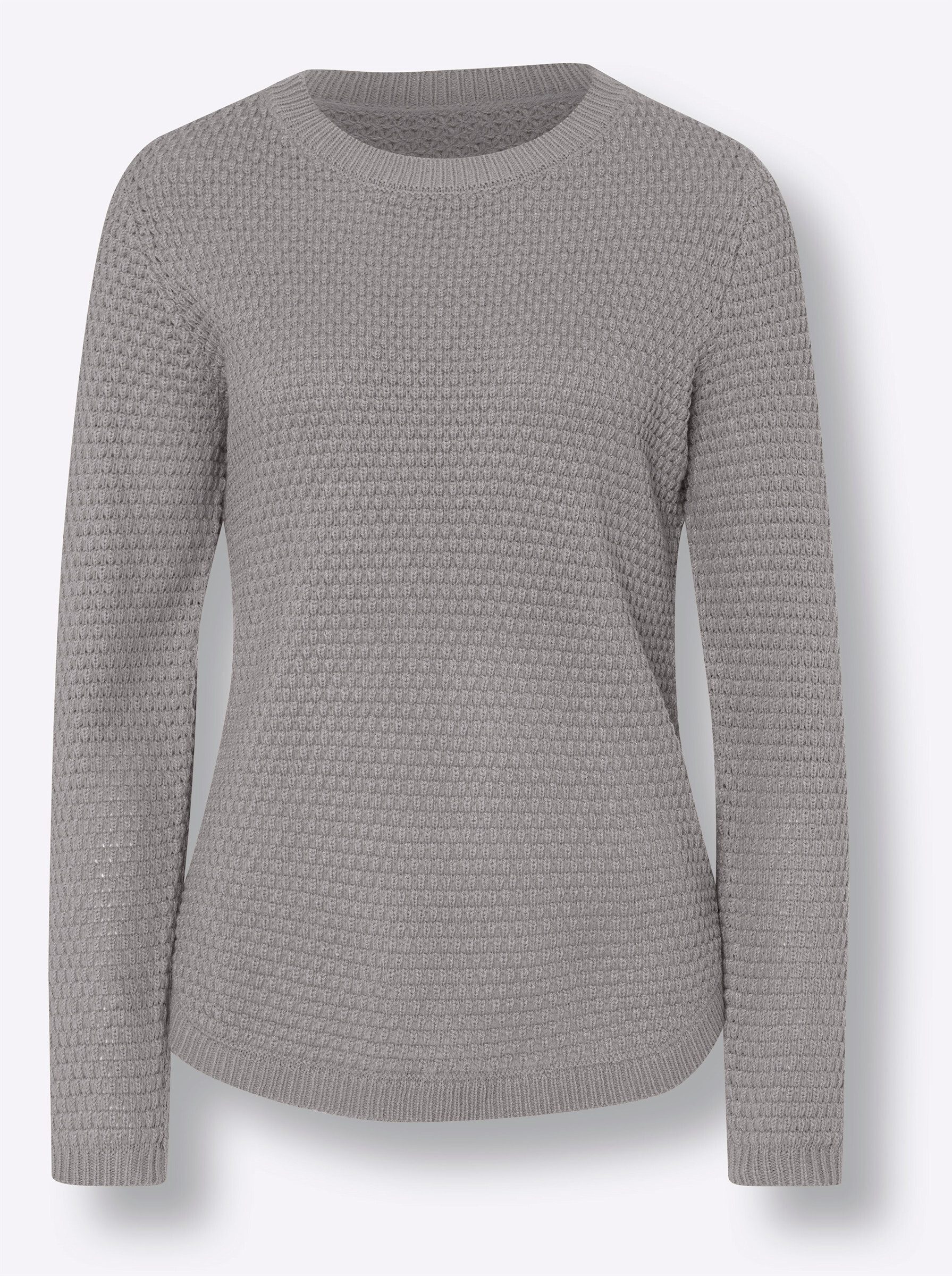 Strickpullover Langarm-Pullover Langarm Struktur