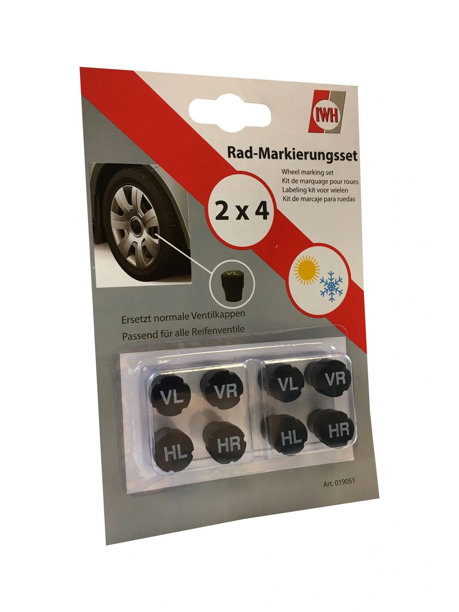 Westfalia Werkzeug Radmarkierer Radmerker-Set 8-teilig