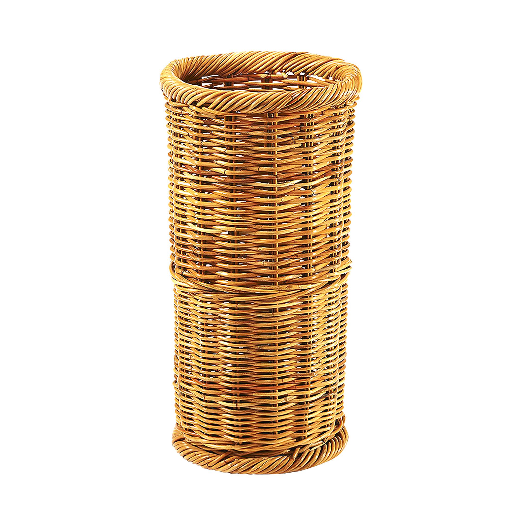 Kobolo Schirmständer Regenschirmständer aus Rattan - rund - lacak günstig online kaufen