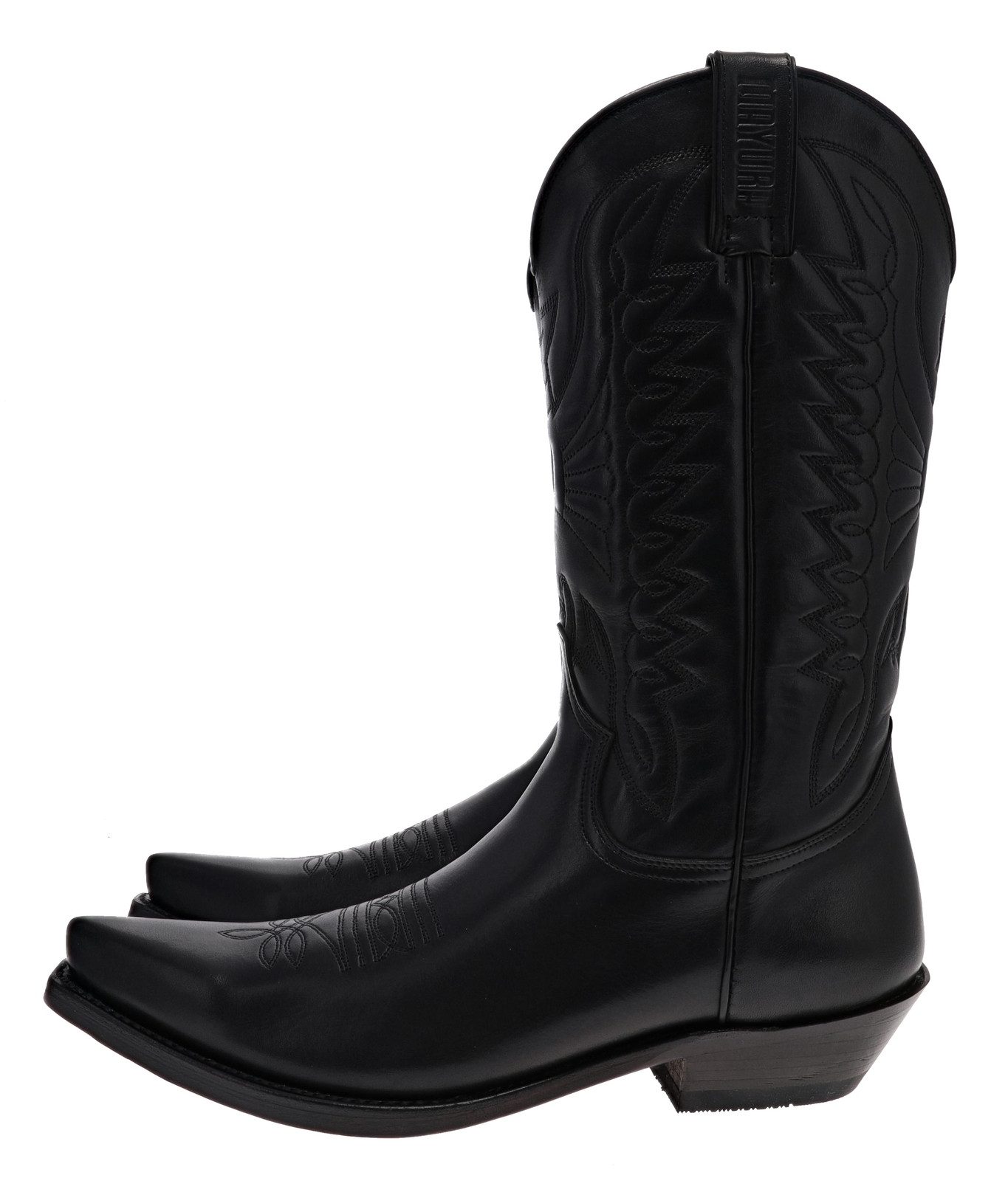 Mayura Boots 1920 Schwarz Cowboystiefel Rahmengenähter Westernstiefel