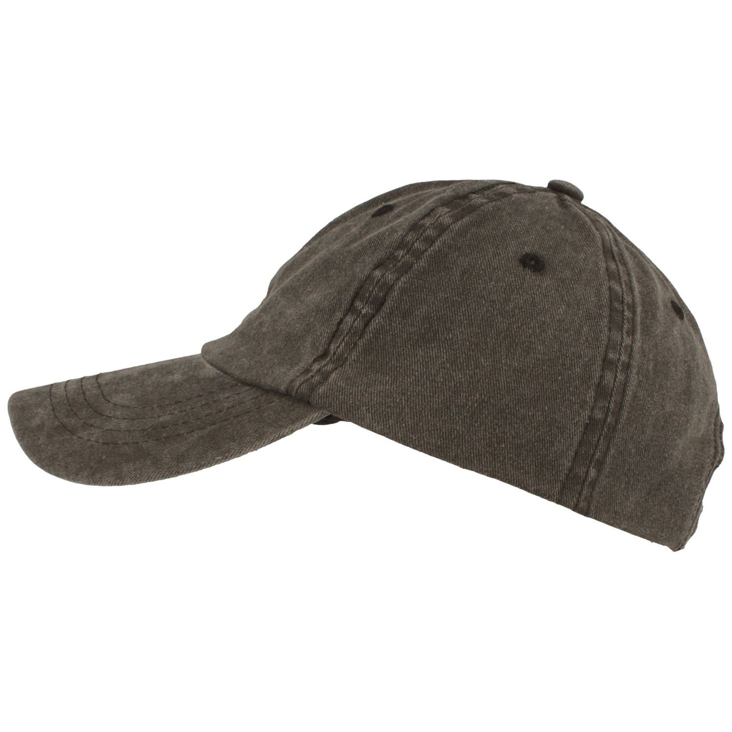 Breiter Baseball Cap Jeans-Stoff-Cap aus 100% Baumwolle