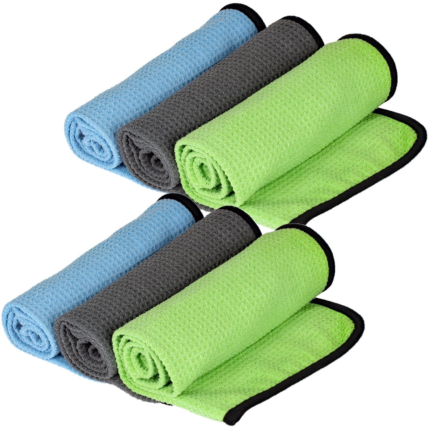 Mach1 Geschirrtuch 40x60 cm Premium Mikrofaser Glastücher mit 400g/m² in Pr günstig online kaufen