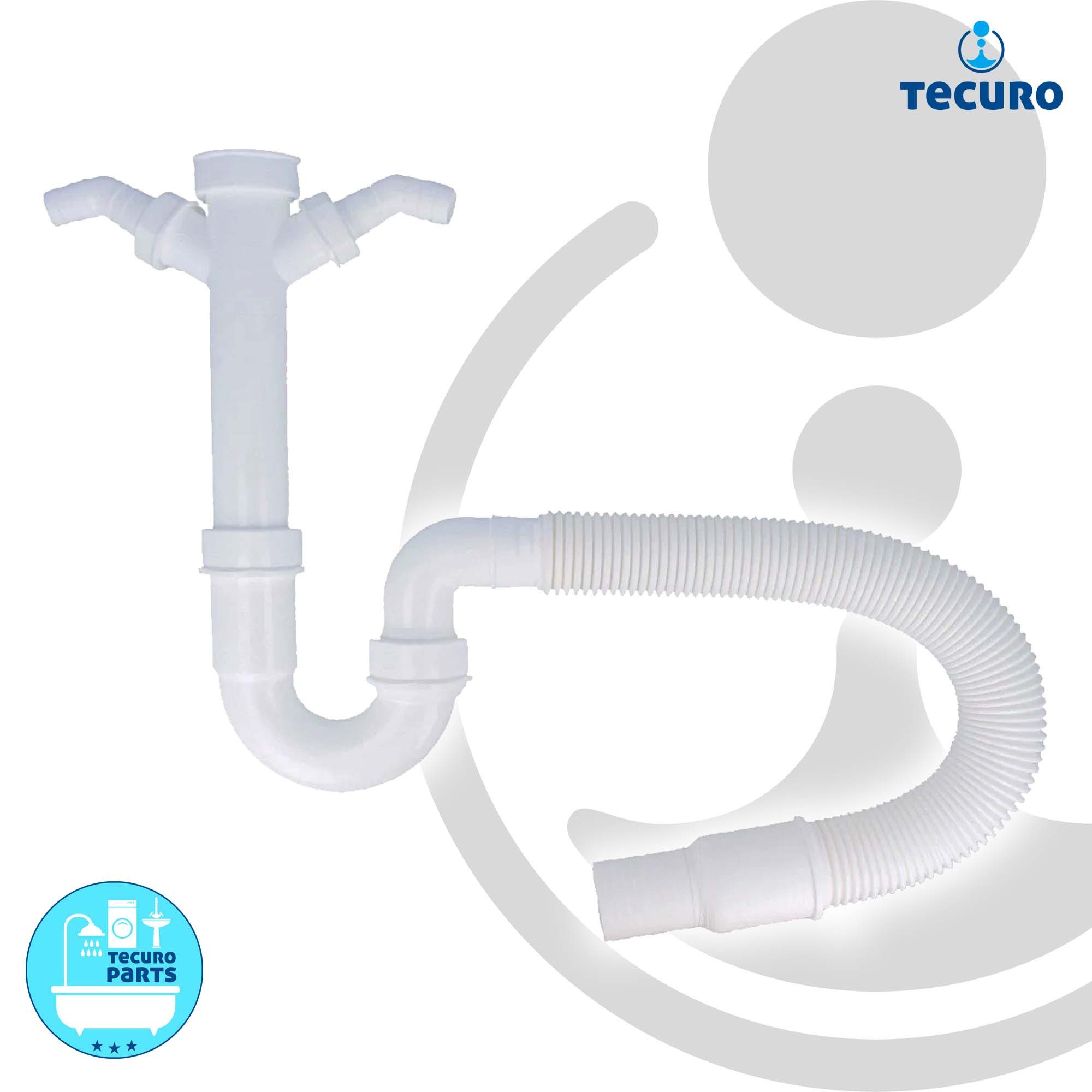 tecuro Siphon, 2 Geräteanschlüsse