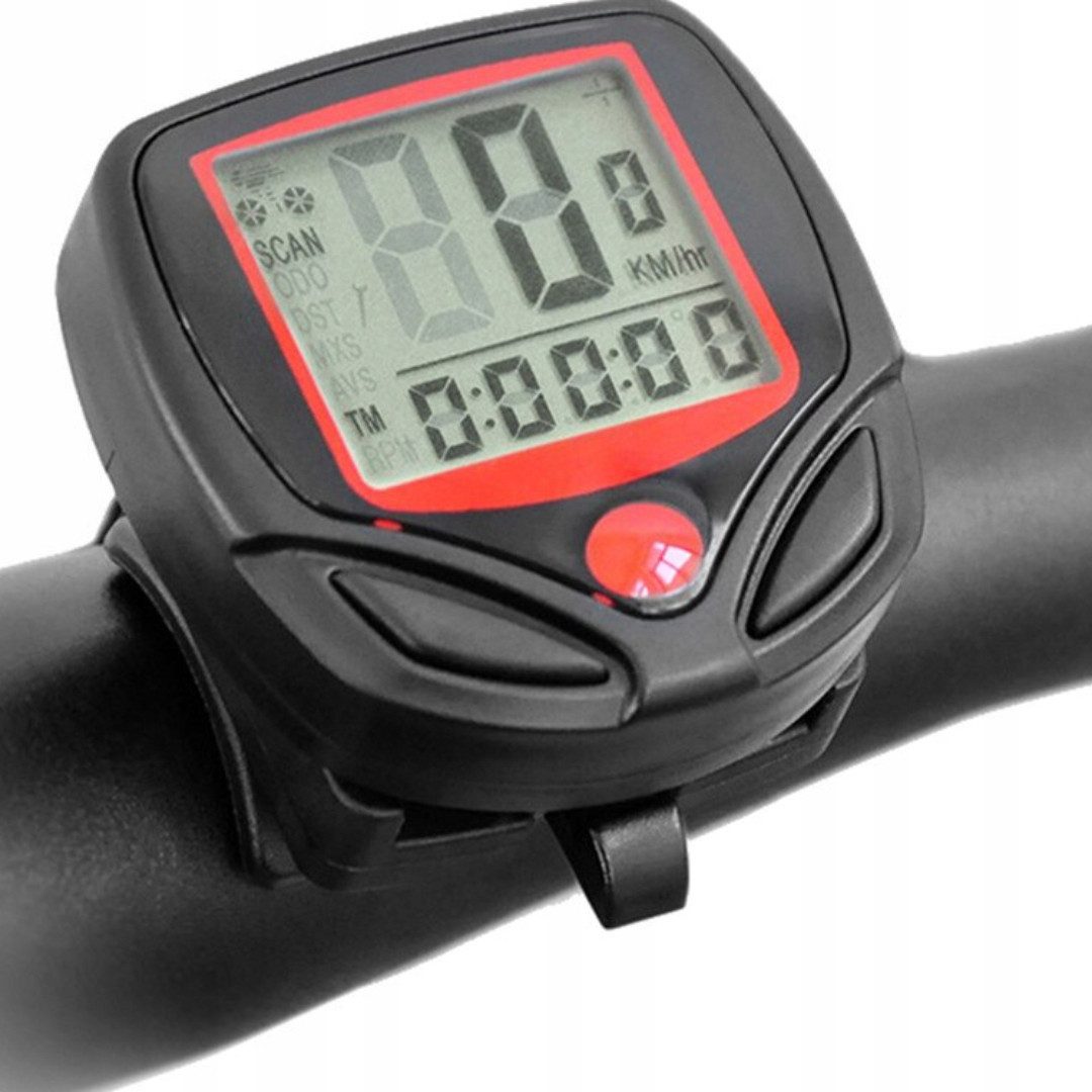 RACEL Fahrradcomputer Fahrradcomputer LCD Tacho Wasserdicht Kabelgebunden Kilometerzähler (1-St), Wasserdicht & präzise – Bild 4 von 5