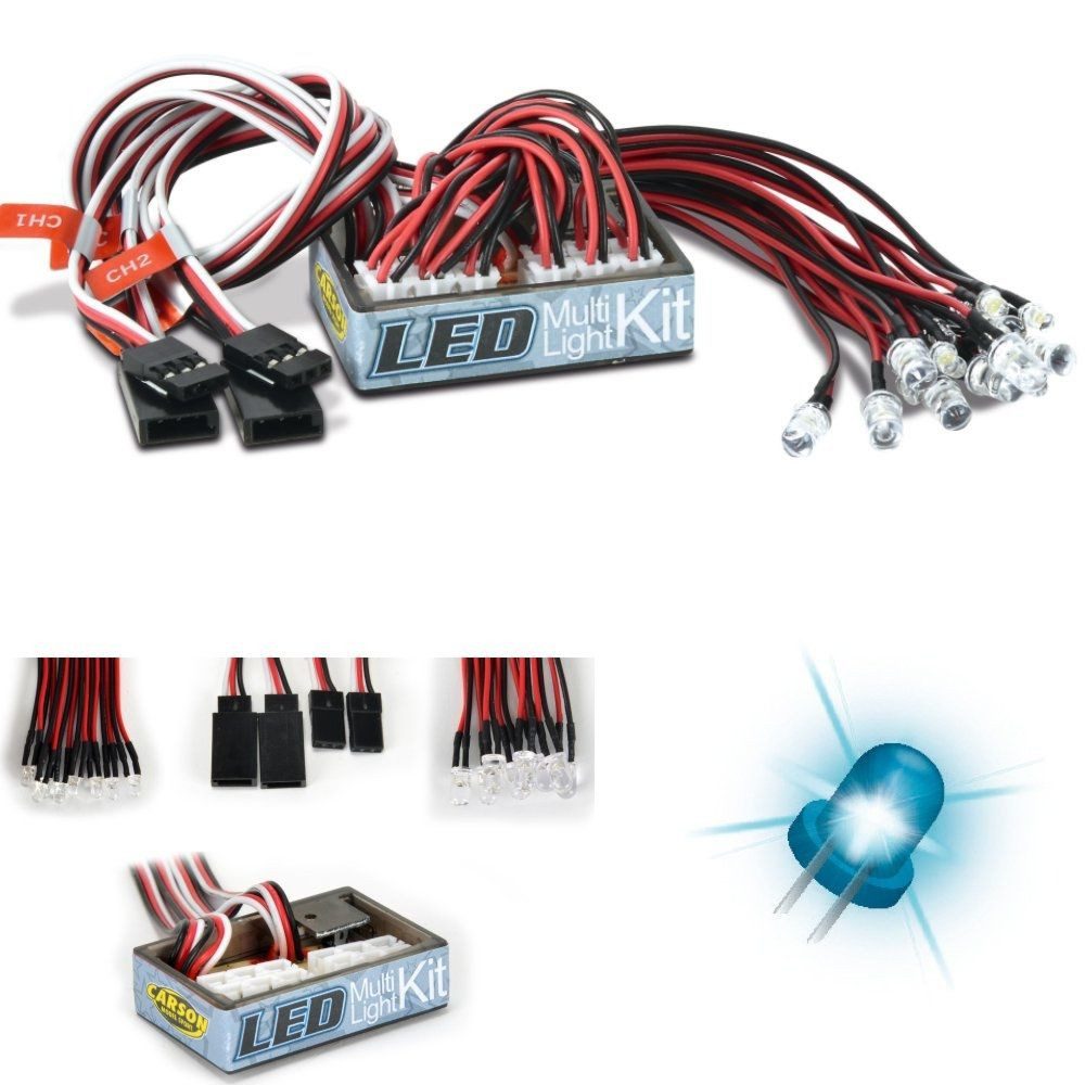 Carson Licht Set für LKW LED-Lichteinheit TRUCK RC-Ladegerät