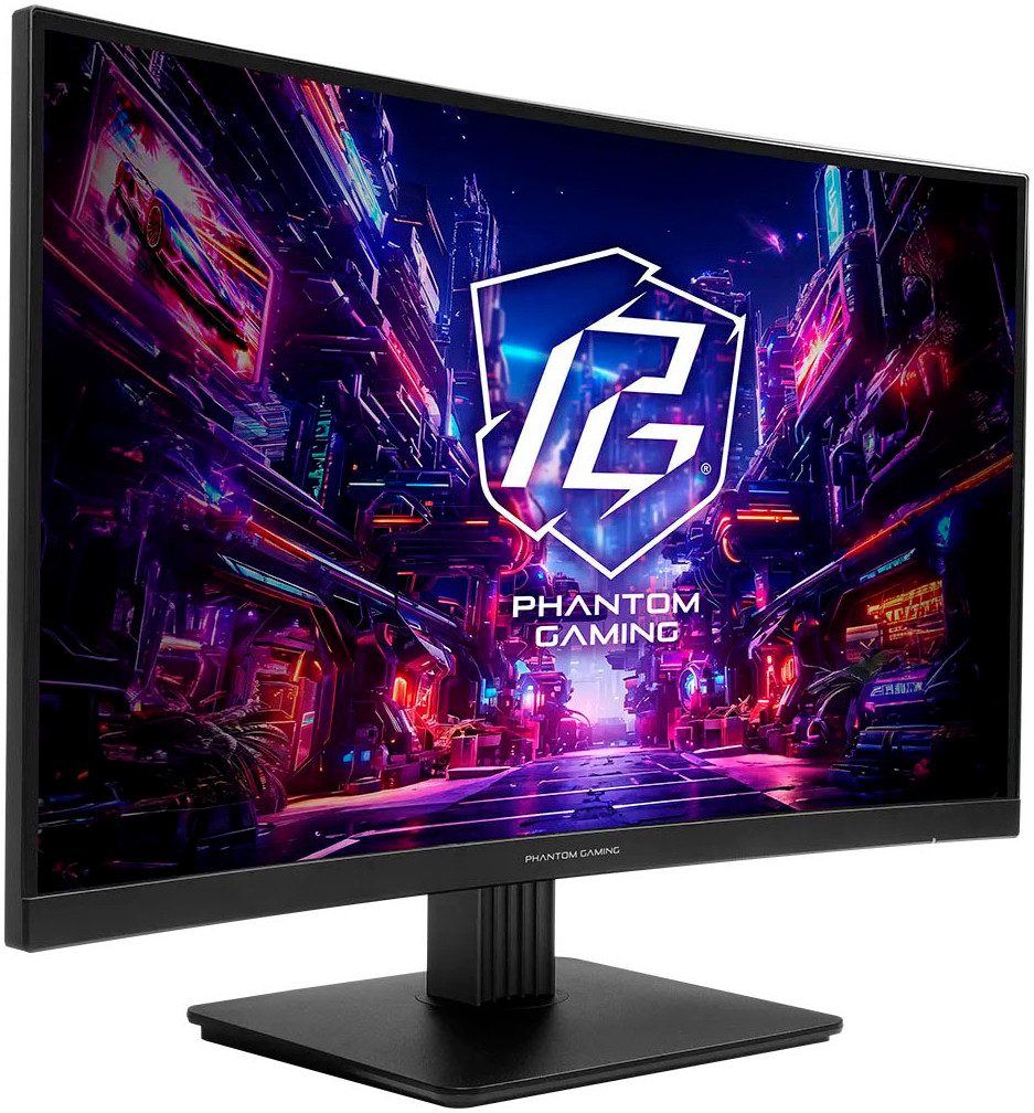 Asrock PG27QR Curved-Gaming-Monitor (69 cm/27 ", 2560 x 1440 px, QHD, 1 ms Reaktionszeit, 180 Hz, VA LED)