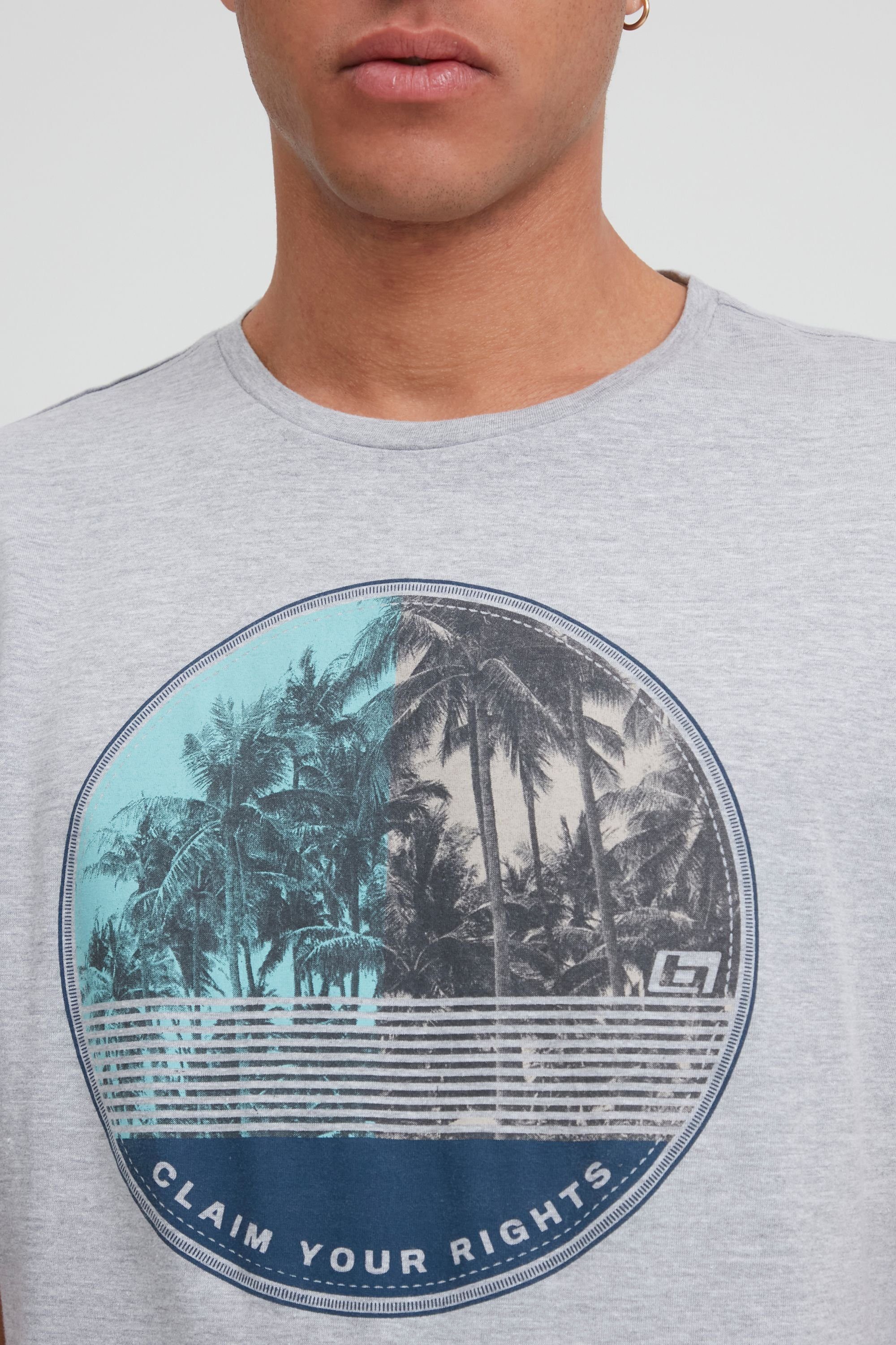 Blend T-Shirt BHTee T-Shirt mit Rundhalsausschnitt