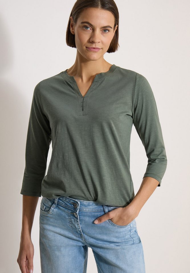 CECIL Tunikashirt aus reiner Baumwolle