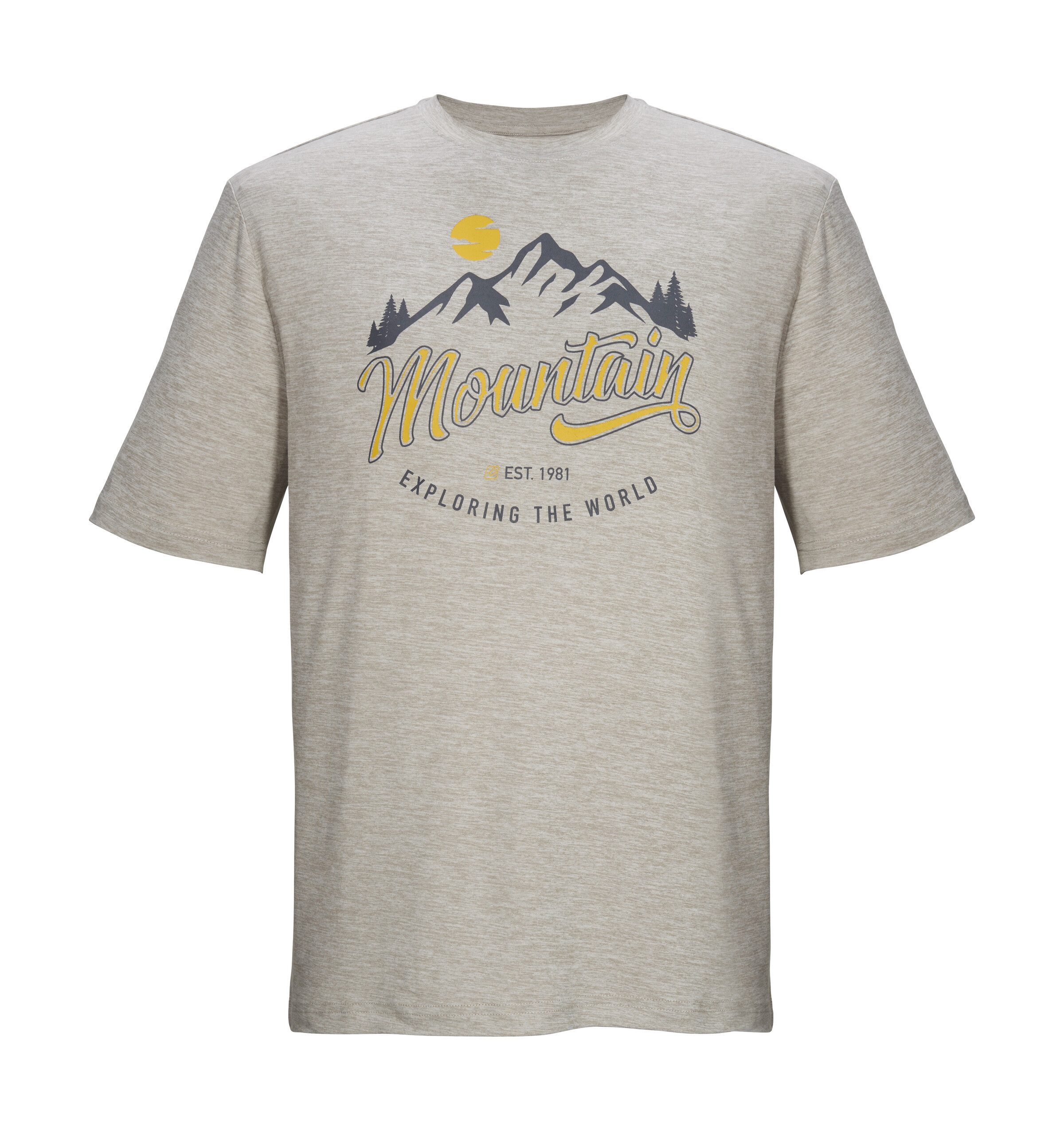 Killtec T-Shirt KOS 24 MN TSHRT Feuchtigkeitstransportierend, schnelltrocknend, Adventure-Print