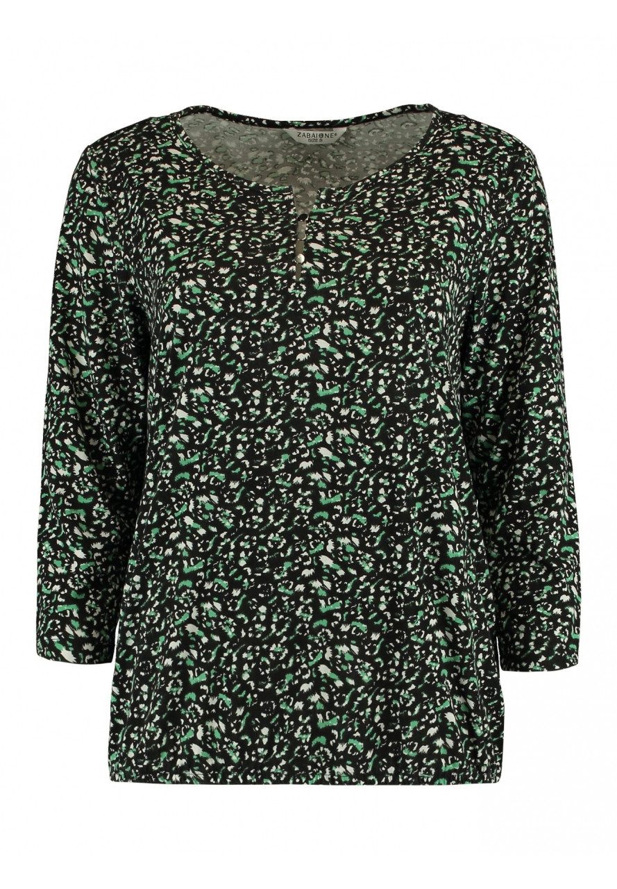 ZABAIONE Langarmshirt Ca44rlyn - P3101 green