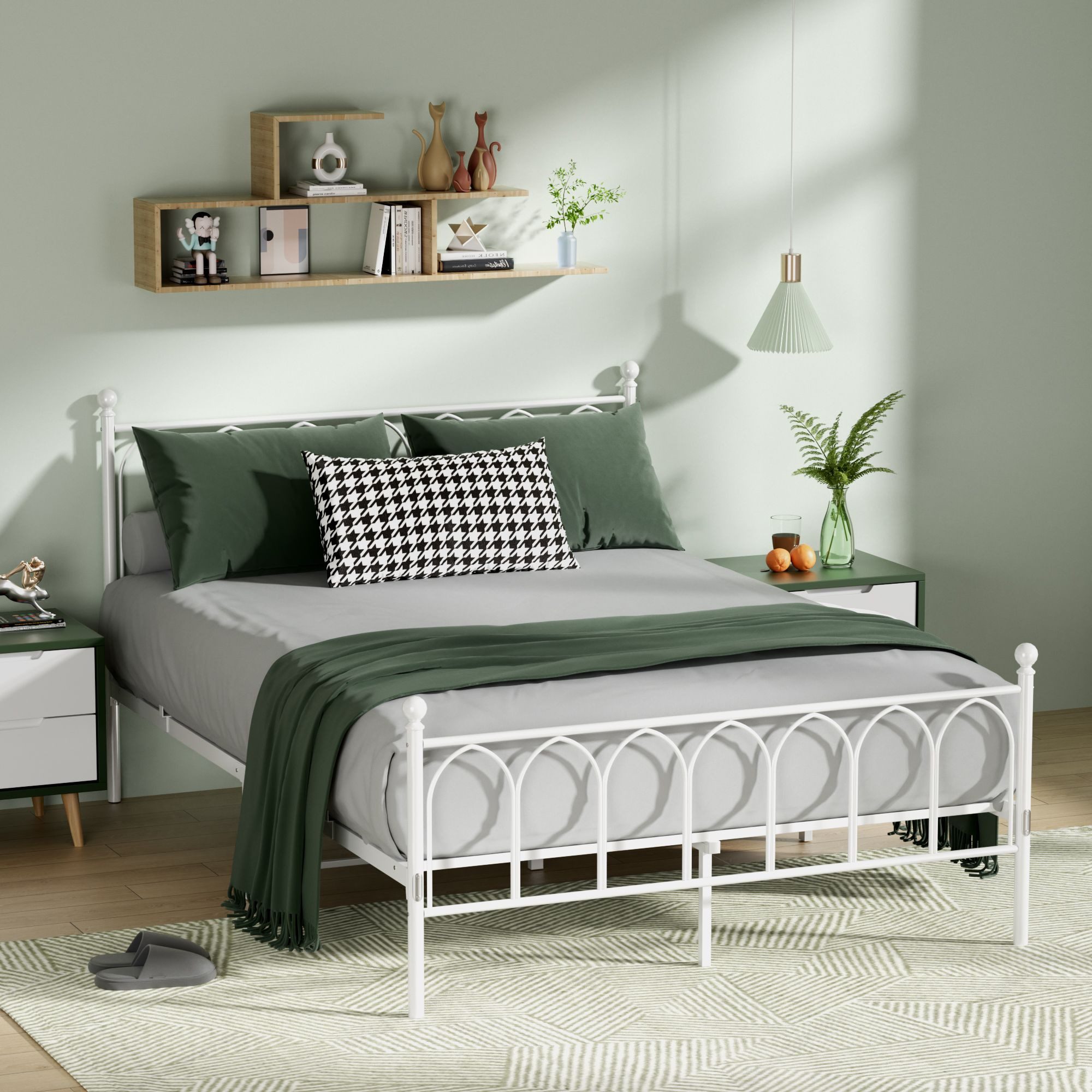 STILVORA Metallbett Metallbett 140x200 Bettgestell mit günstig online kaufen