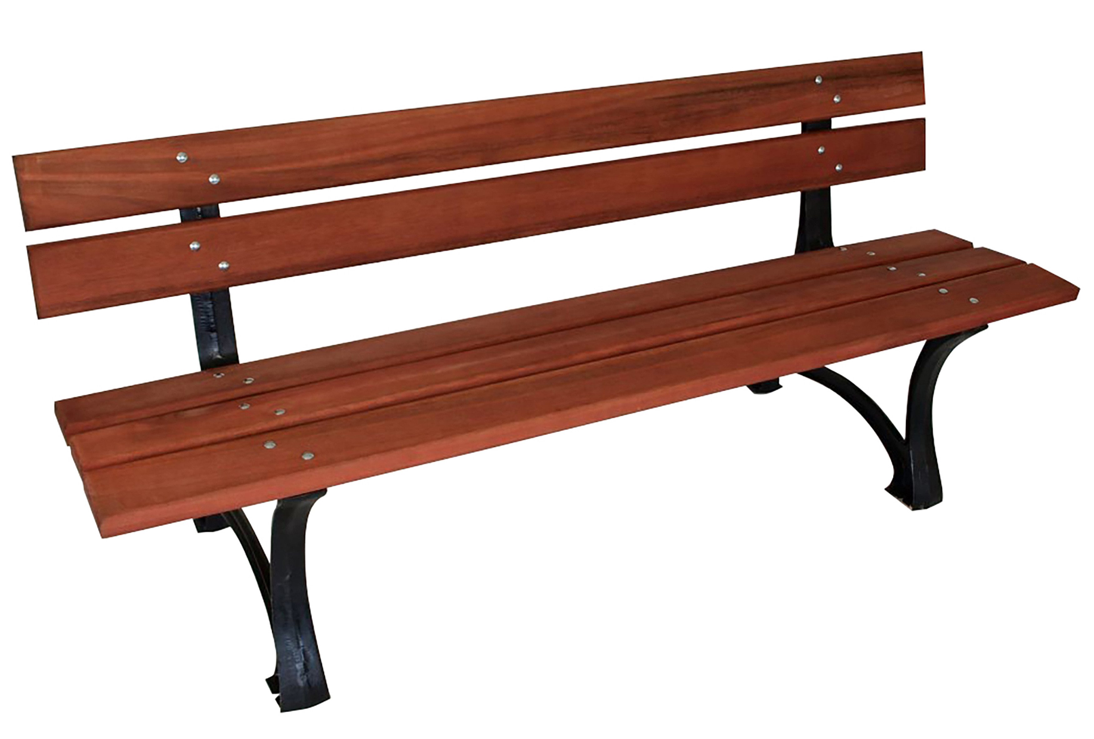 TPFGarden Gartenbank LÜTTICH (Hochwertige Outdoor Gartenbank, 1-St., Holzbank, Sitzhöhe 43 cm, Sitzbreite 180 cm), Wetterfeste Outdoor Sitzbank