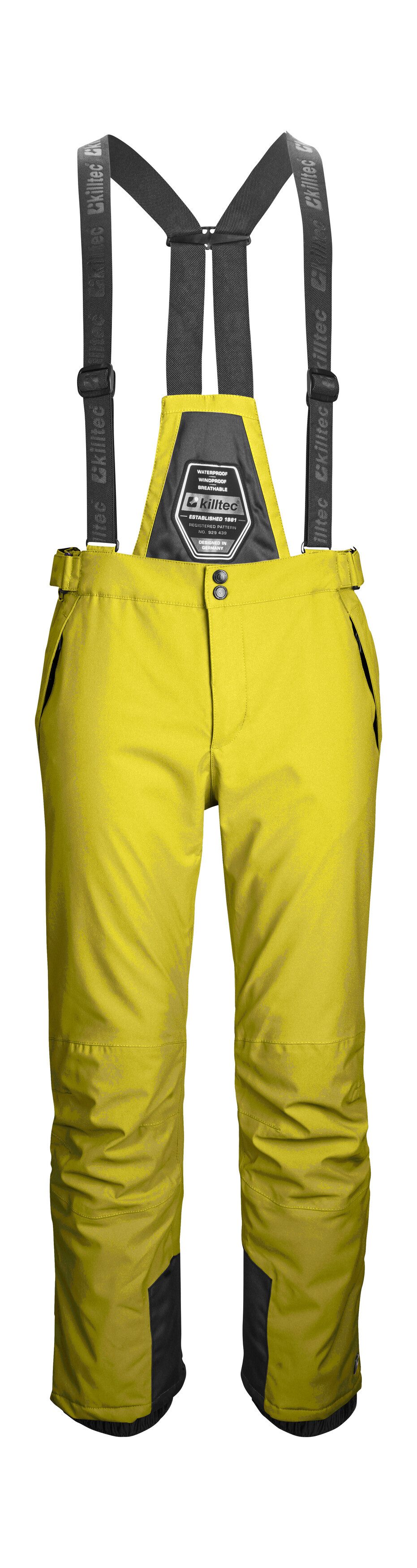 Killtec Skihose Larok Wasser- und winddicht, atmungsaktiv, abnehmbare Träger, Kantenschutz