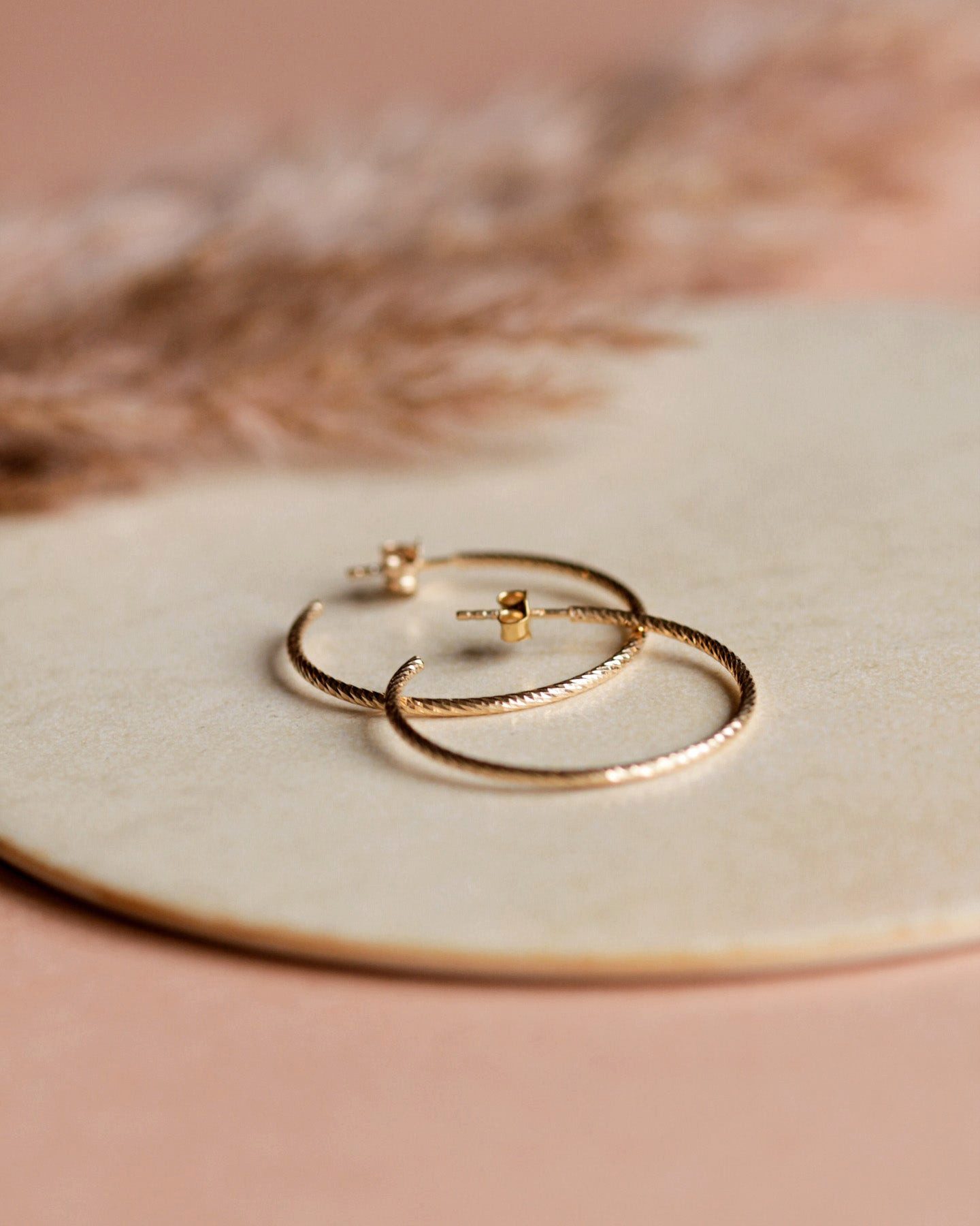 lille mus Paar Creolen Creolen 'Glitzer' 925 Silber / vergoldet günstig online kaufen