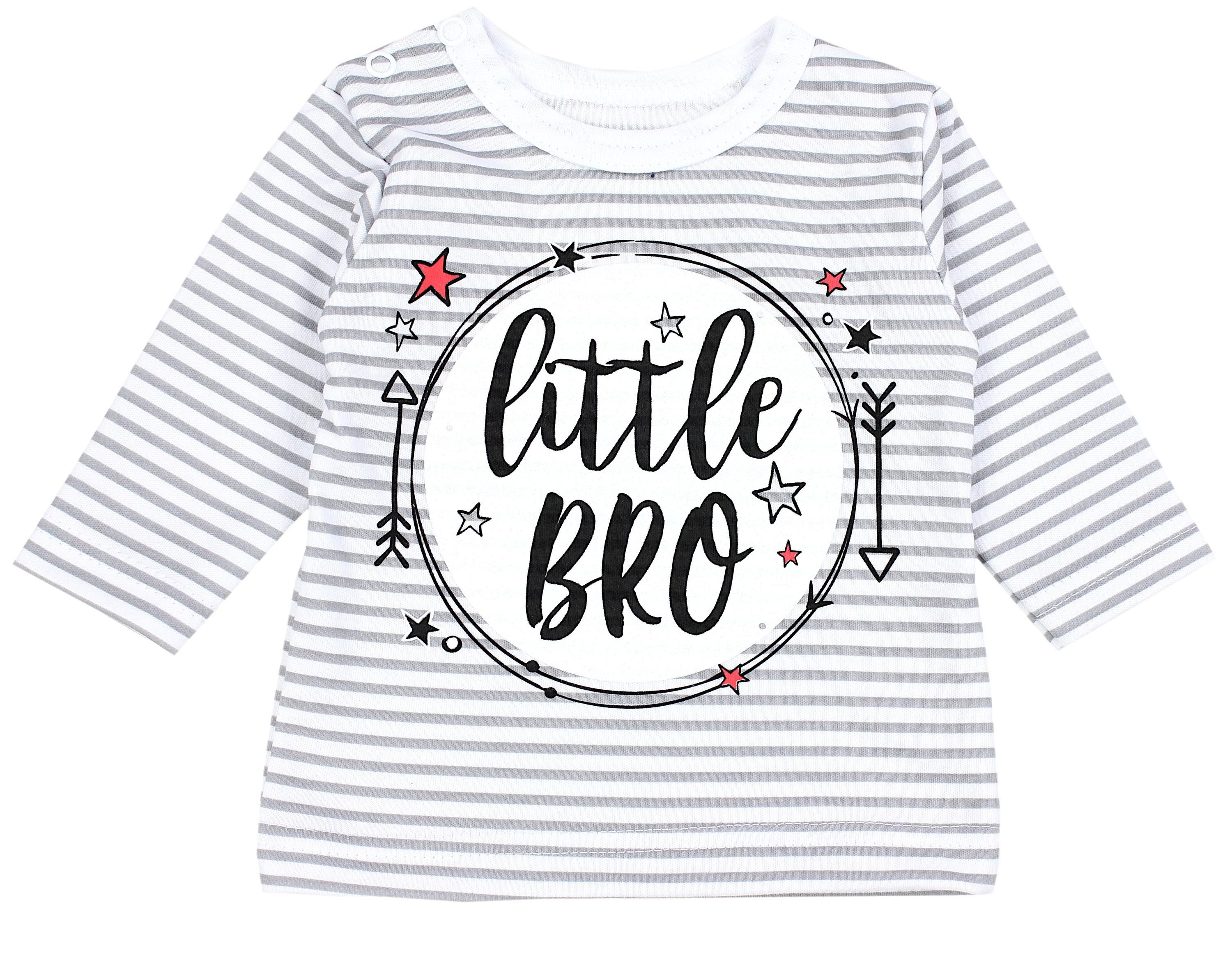 TupTam Rundhalsshirt TupTam Unisex Baby Langarmshirt mit Spruch Aufdruck 3er Set