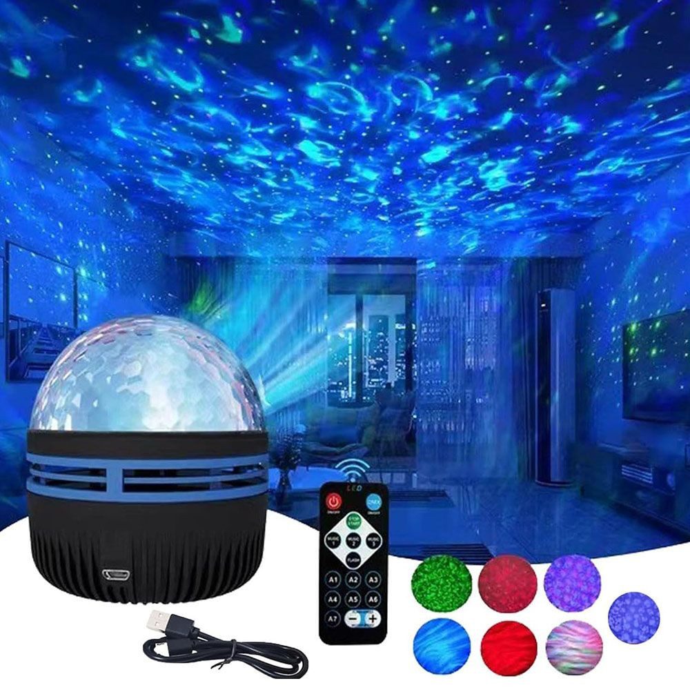 PRIISF Projektionslampe LED Nordlicht Projektor Sternenhimmel Aurora Wasser günstig online kaufen