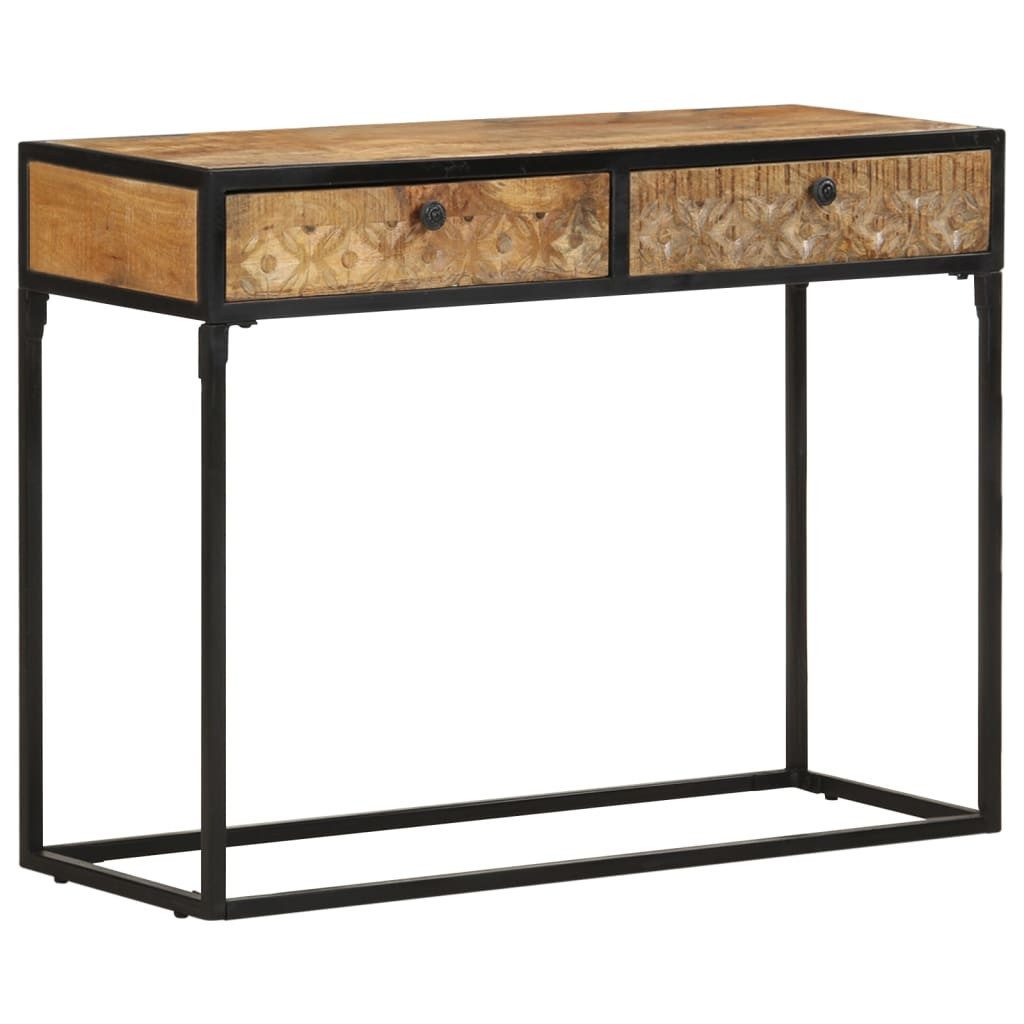 vidaXL Beistelltisch Konsolentisch 100x35x75 cm Massivholz
