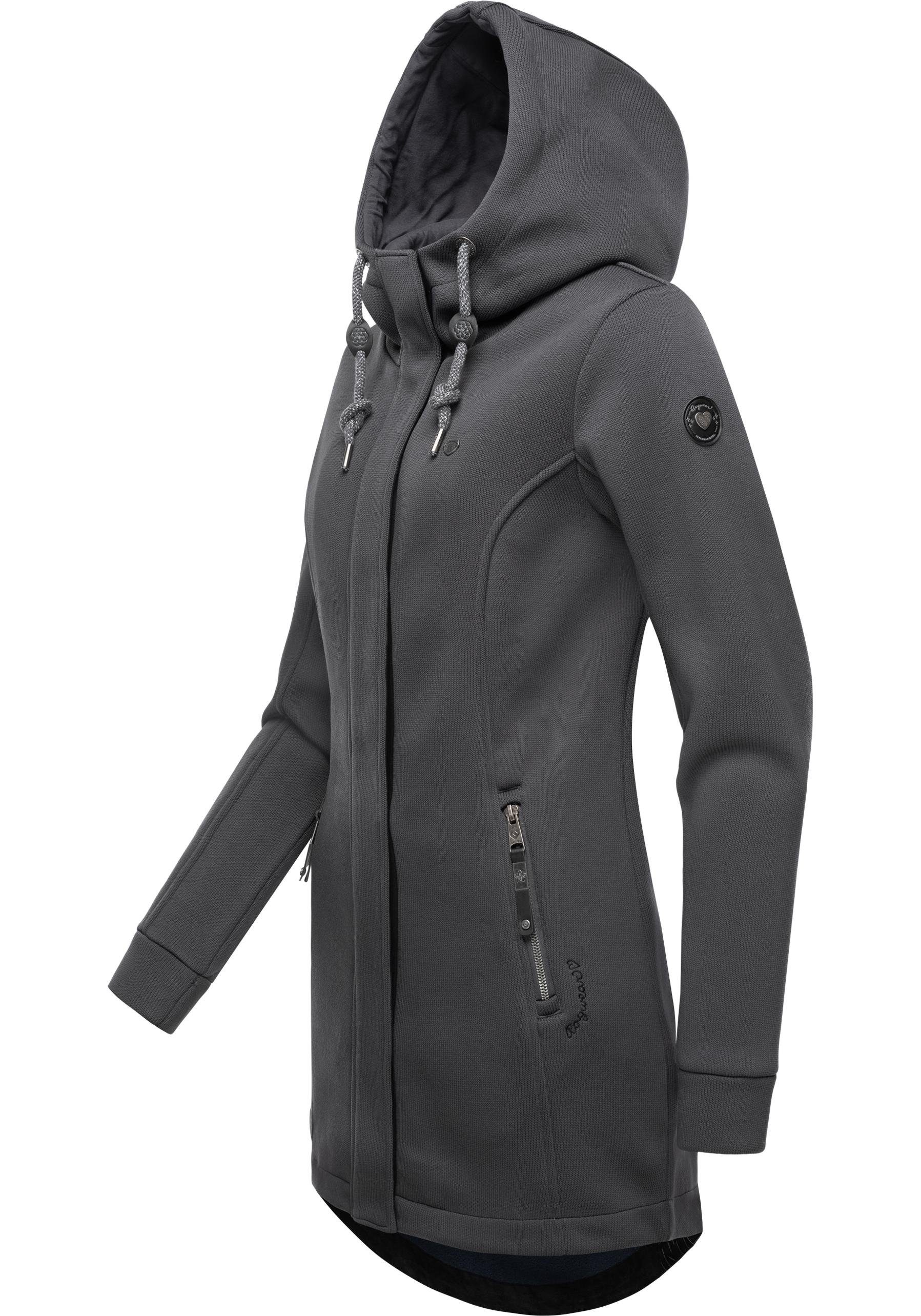 Ragwear Kapuzensweatjacke Letti Bonded Sportliche Kapuzenjacke günstig online kaufen