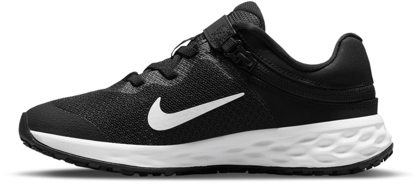 FLYEASE REVOLUTION Laufschuh BLACK-WHITE-DK-SMOKE-GREY (PS) 6 Nike