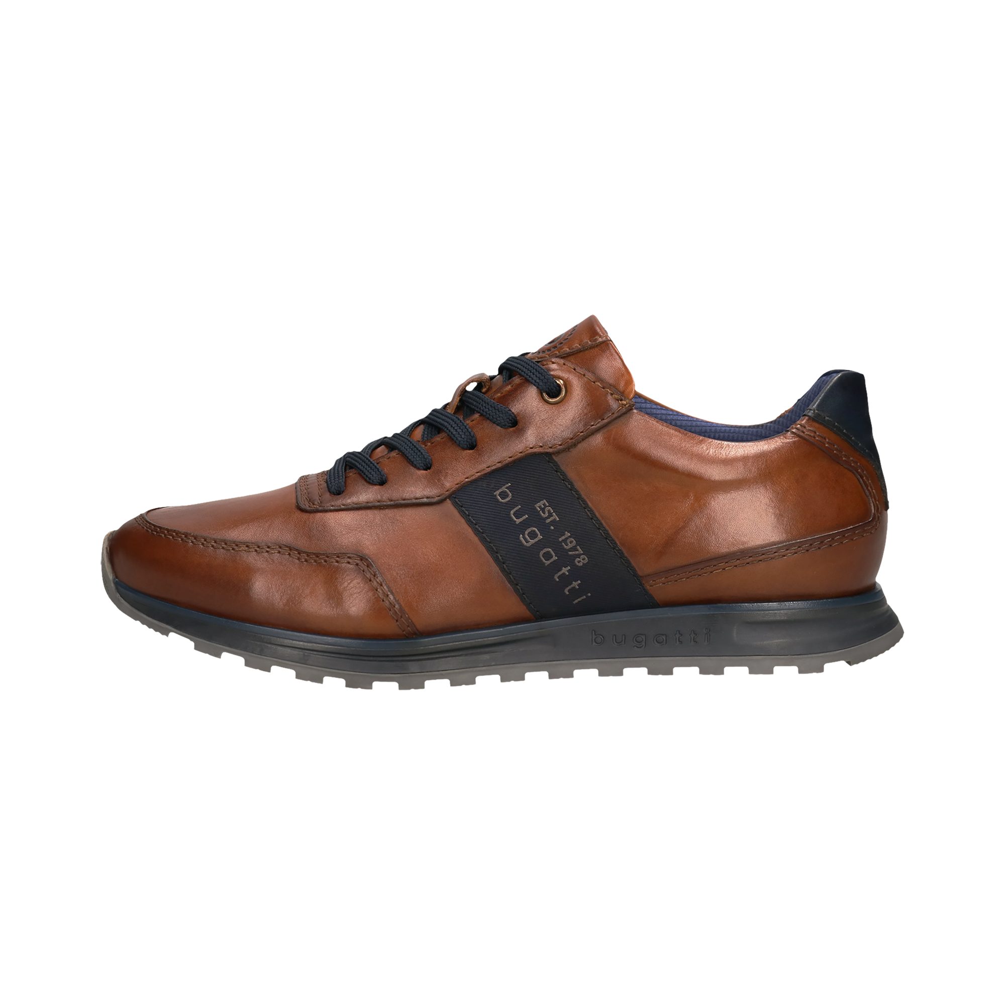 bugatti Sneaker Schnürschuh, Halbschuh, Freizeitschuh mit Profilsohle