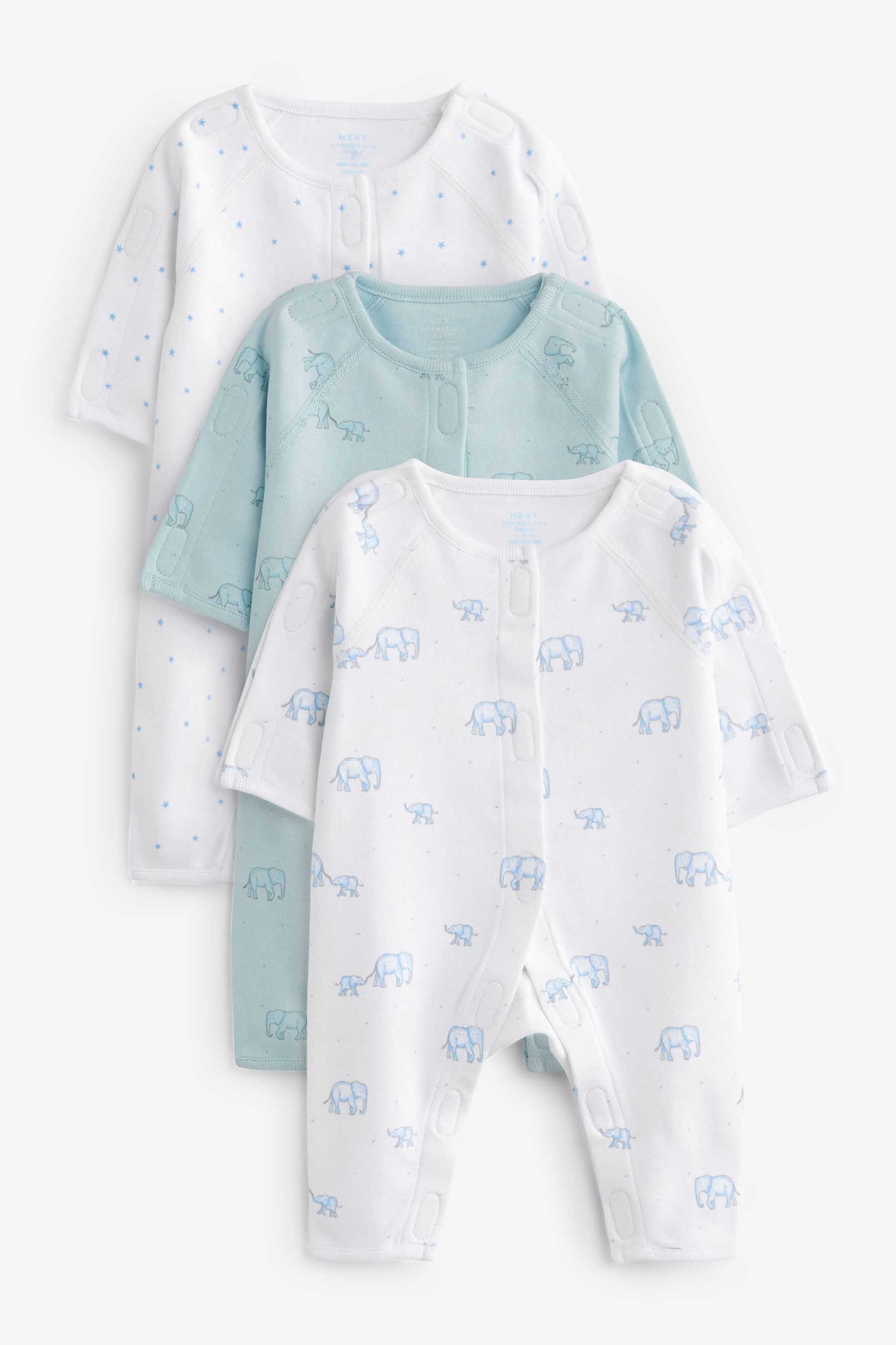 Schlafoverall Baby-Schlafanzüge für Frühchen, 3er-Pack