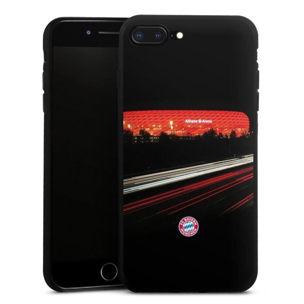 DeinDesign Handyhülle FC Bayern München FCB Stadion FC Bayern München Allianz Arena, Apple iPhone 8 Plus Silikon Hülle Bumper Case Handy Schutzhülle