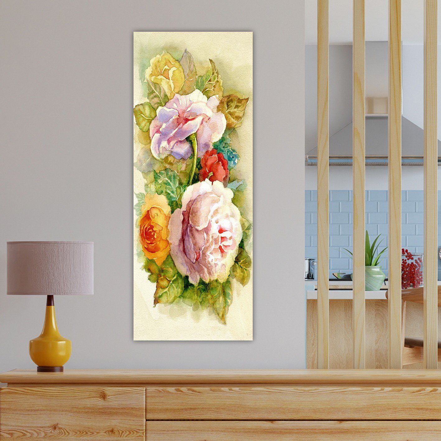 Wallity Leinwandbild TNS1881, Bunt, 30 x 80 cm, 100% Leinwand