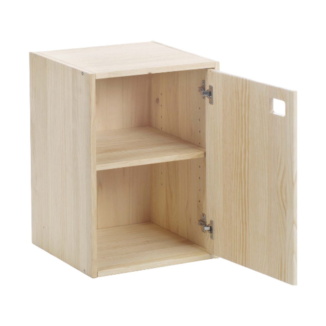 Astigarraga Kit Line Beistellschrank Kommode Massiv - Dinamic, Schrank mit 1 oder 2 Türen, Sideboard Kiefer