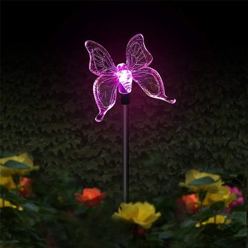 Bifurcation LED Außen-Stehlampe 3er-Pack LED-Solar-Gartenlichtdekoration für Partys und mehr