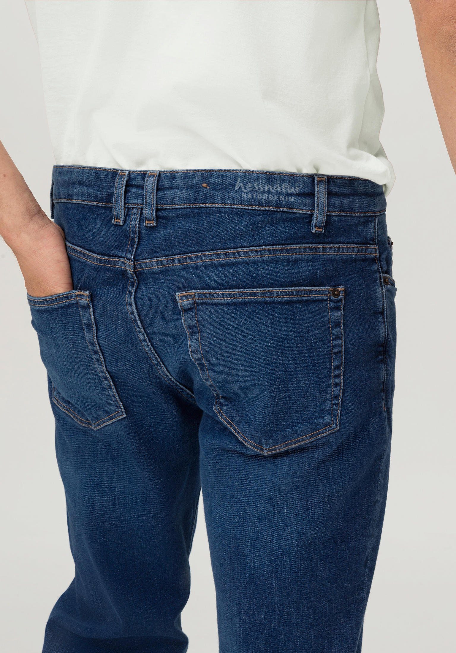 Hessnatur 5-Pocket-Jeans Ben Bio-Denim (1-tlg) Fit Straight aus