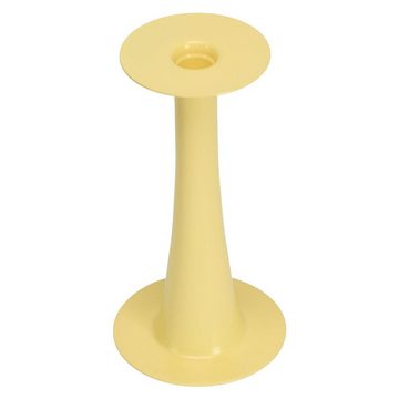 Design Letters Kerzenhalter Vase und Kerzenhalter Trumpet Gelb (24cm)