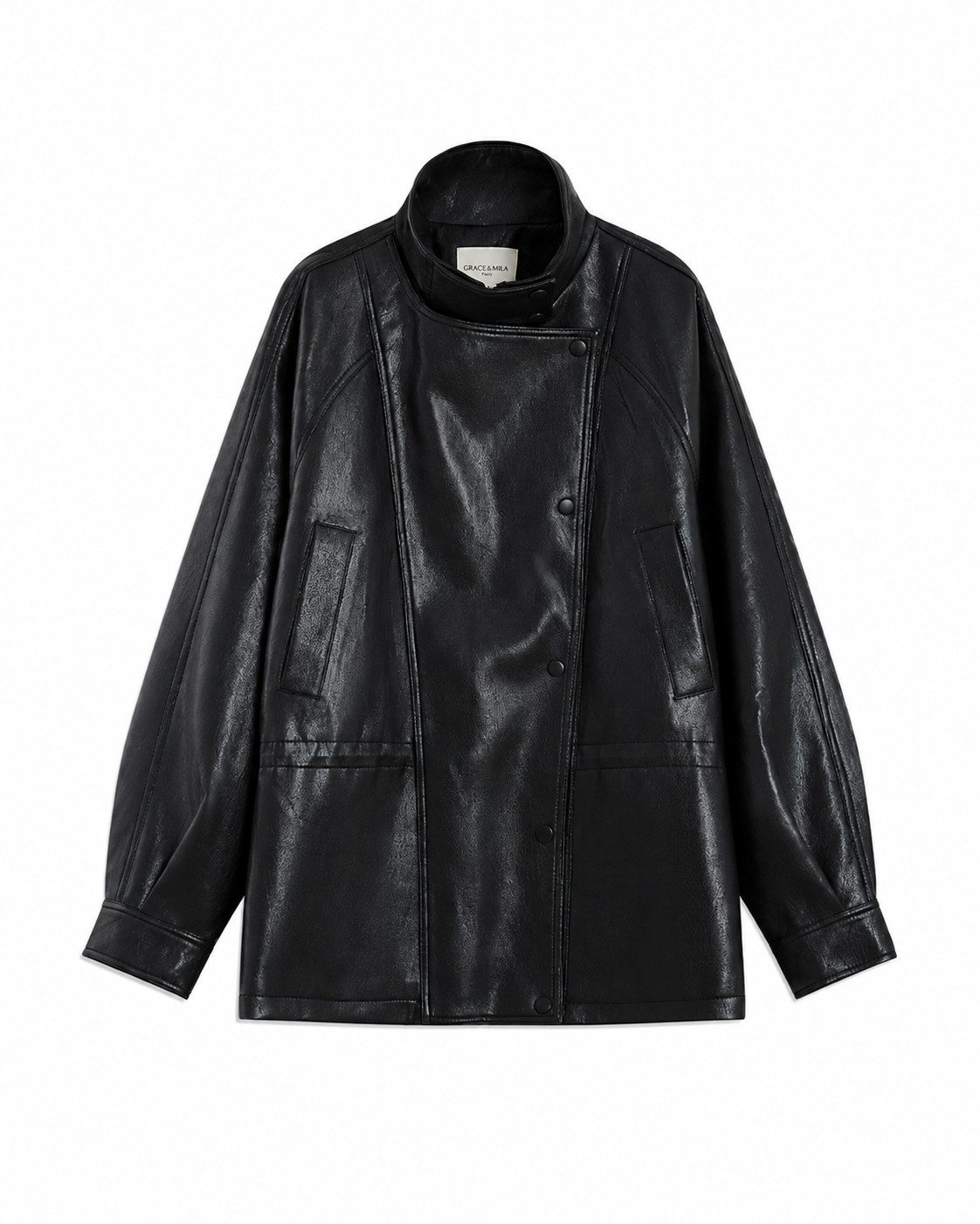 Grace & Mila Lederimitatjacke AUBURN