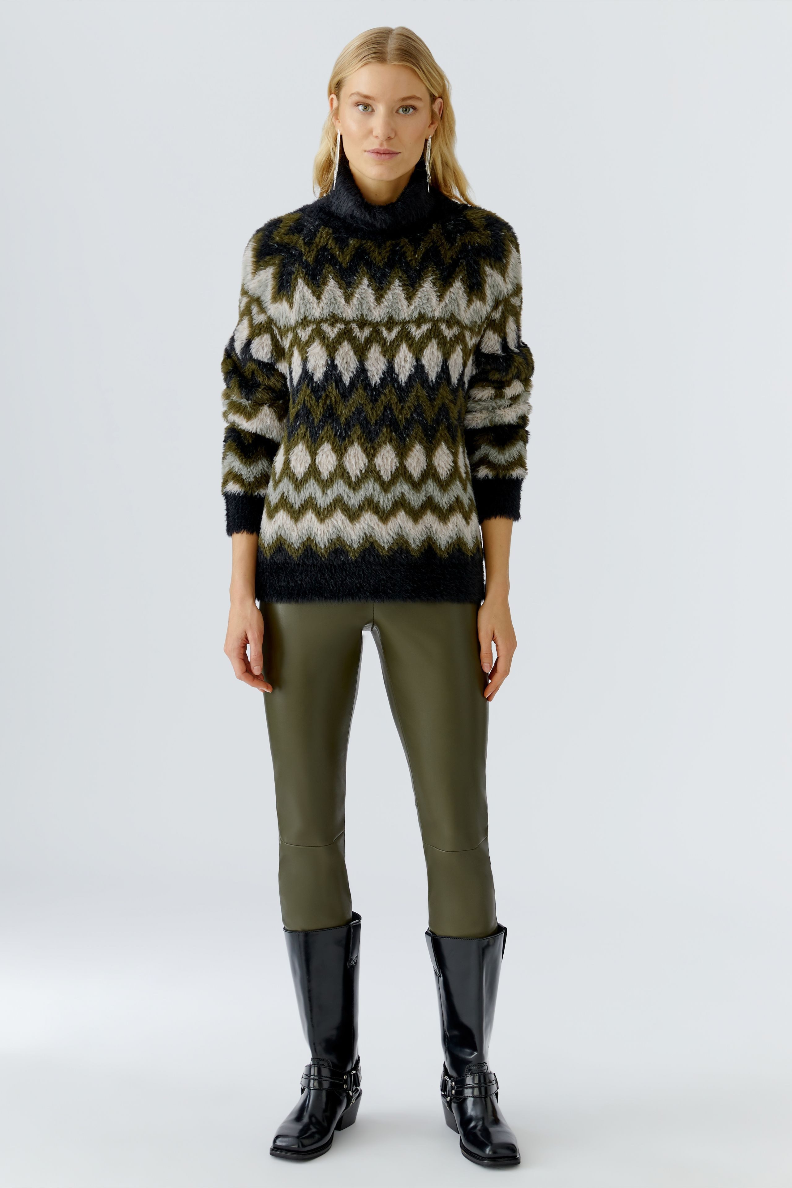 Oui Rollkragenpullover