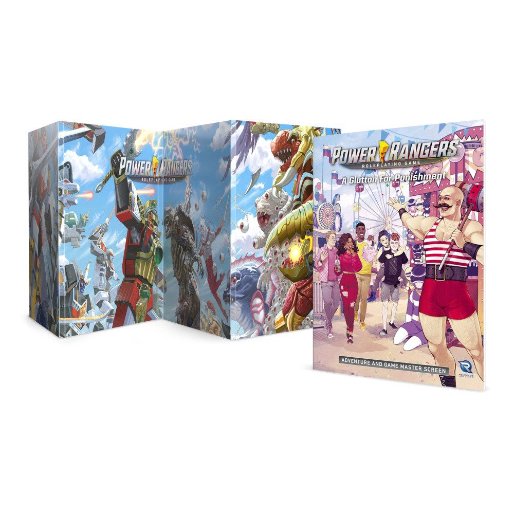 Renegade Spiel Power Rangers RPG Buch A Glutton for Punishment Adventure & GM Screen