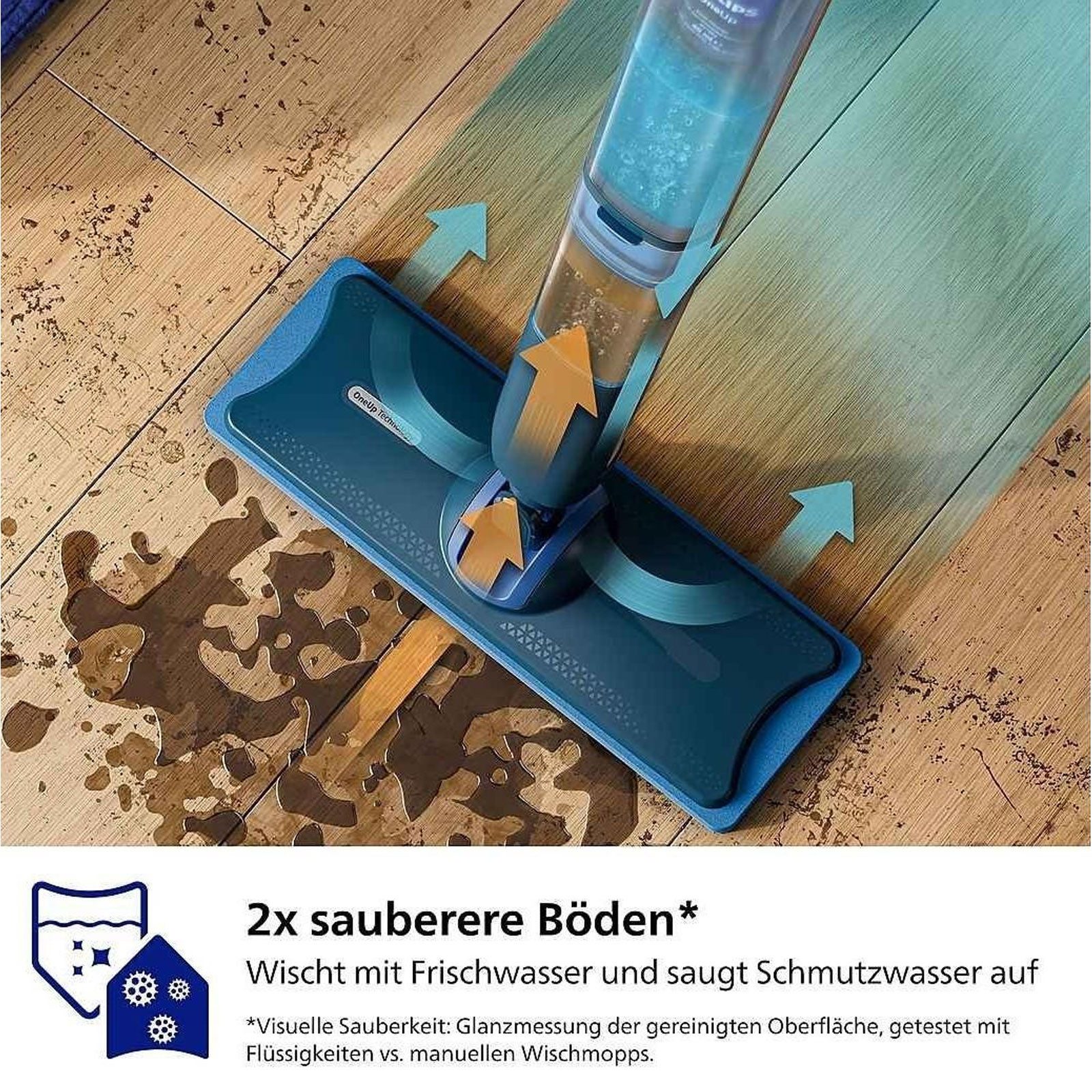 Philips Multi-Sauger Philips XV5113/11 OneUp elektrischer Wischmopp