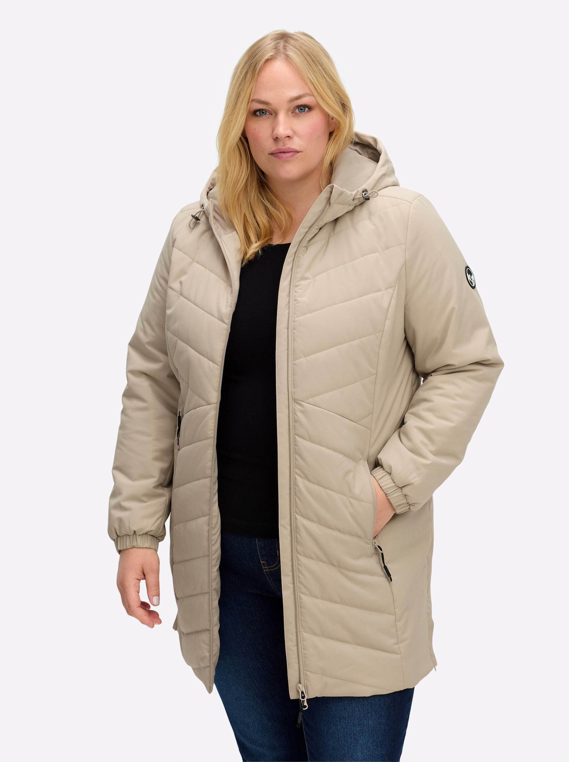 Sheego Allwetterjacke Steppjacke Langarm