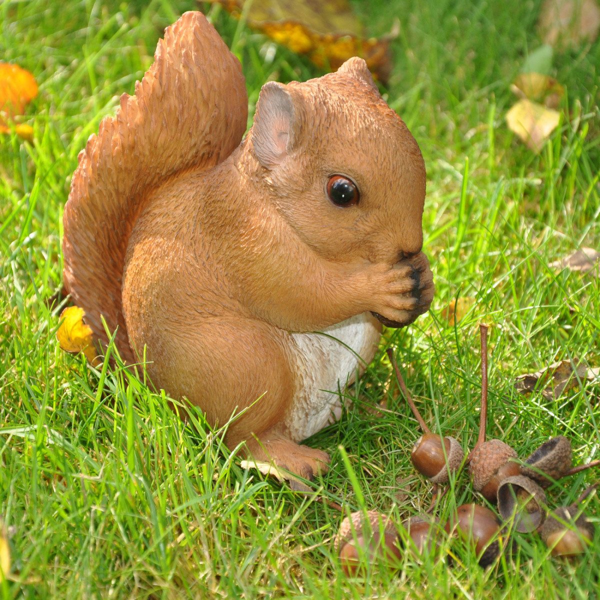dazikemo Gartenfigur Dekofigur Gartenfigur Eichhörnchen