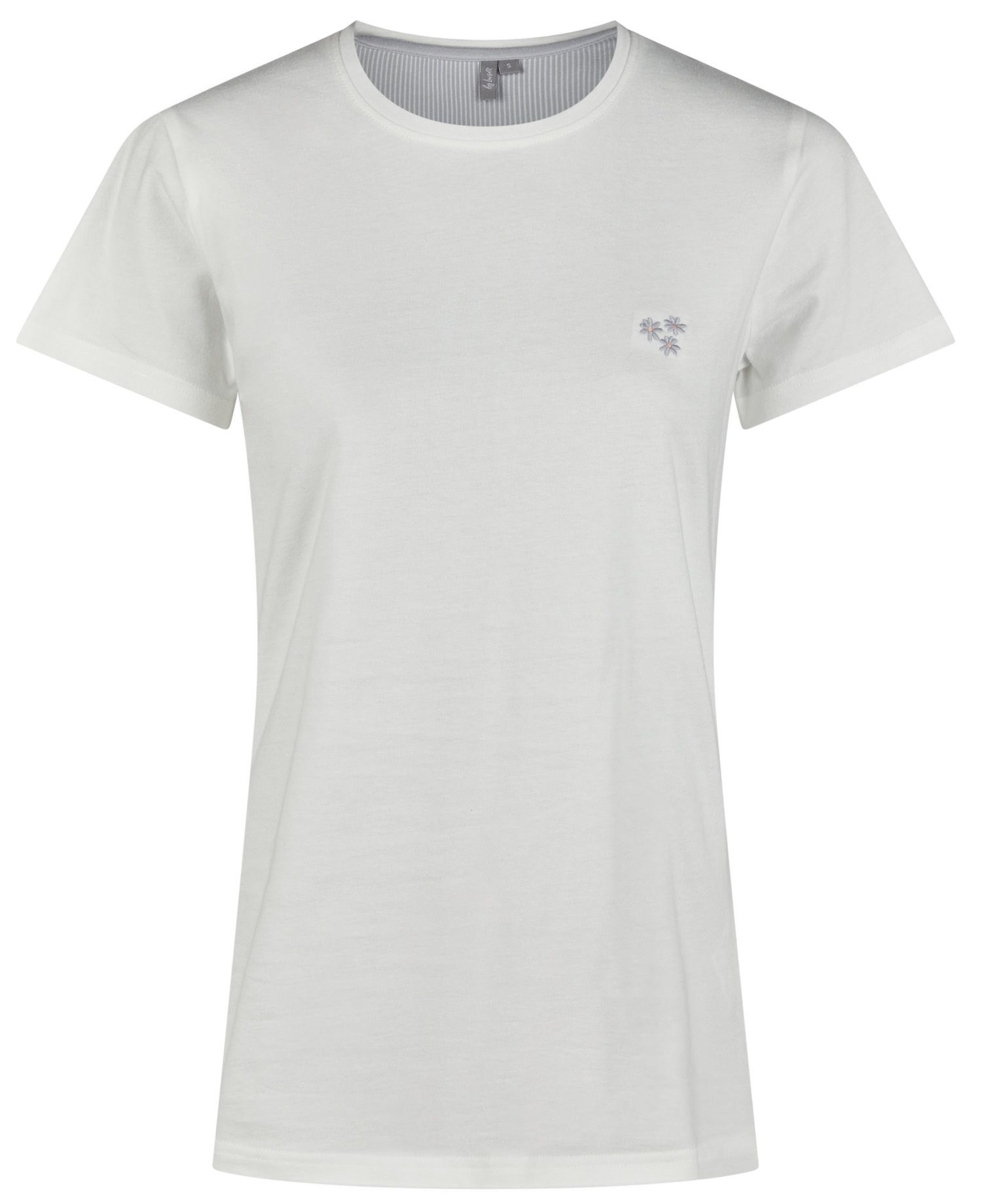 By Louise Pyjamaoberteil Damen Pyjamashirt mit kurzem Arm (1-tlg) Baumwolle günstig online kaufen