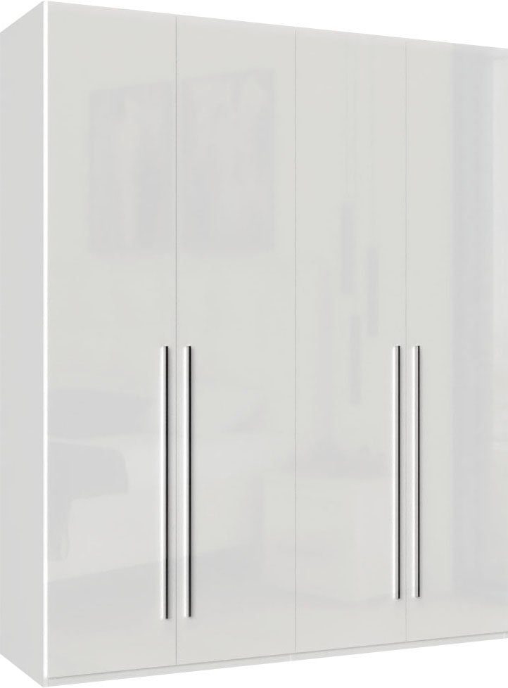 OTTO home Kleiderschrank Piano, UV lackiert, hochglänzend in beige oder weiß, FSC-zertifiziert (Made in Europe) in vielen Breiten, Höhe 224cm, mit Soft-Close Funktion