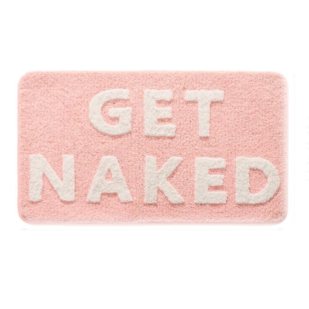 FELIXLEO Fußmatte Badezimmerteppich rutschfest Waschbar Badteppich Rosa 50 günstig online kaufen