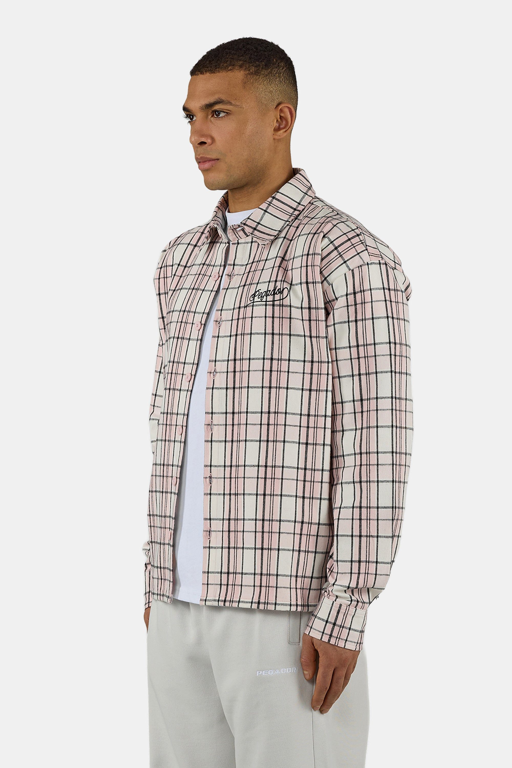PEGADOR Langarmhemd Soglio Oversized Flannel Shirt Baumwolle, oversize