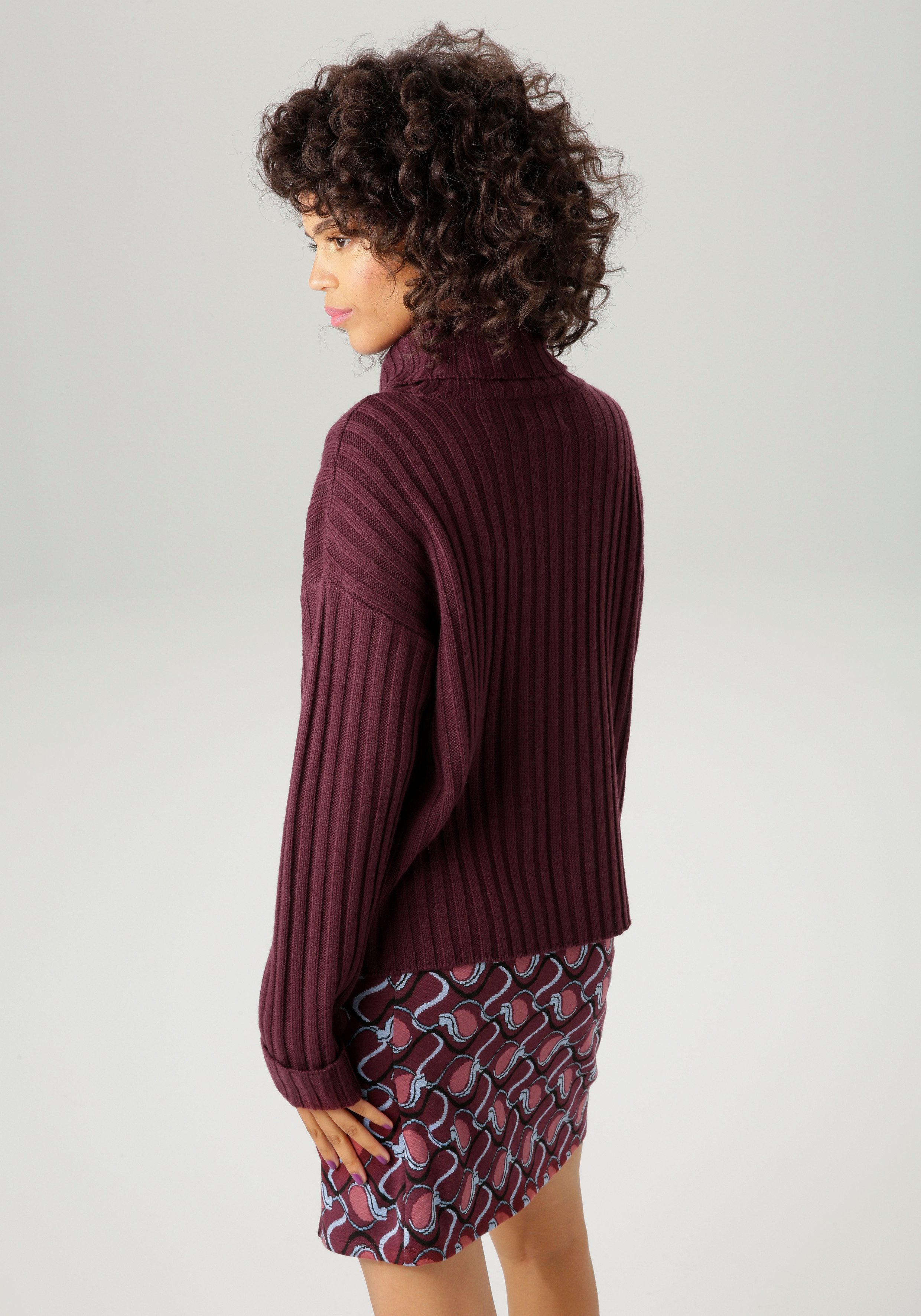 Aniston CASUAL Strickpullover in Streifen-Optik - günstig online kaufen